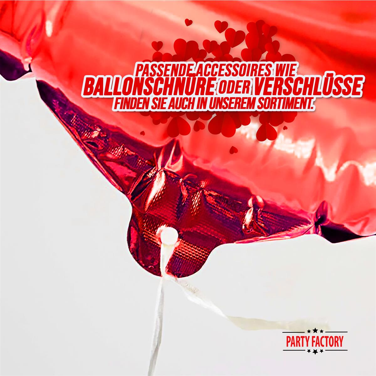 Party Factory Folienballon Herz Ø45cm grün Love 6
