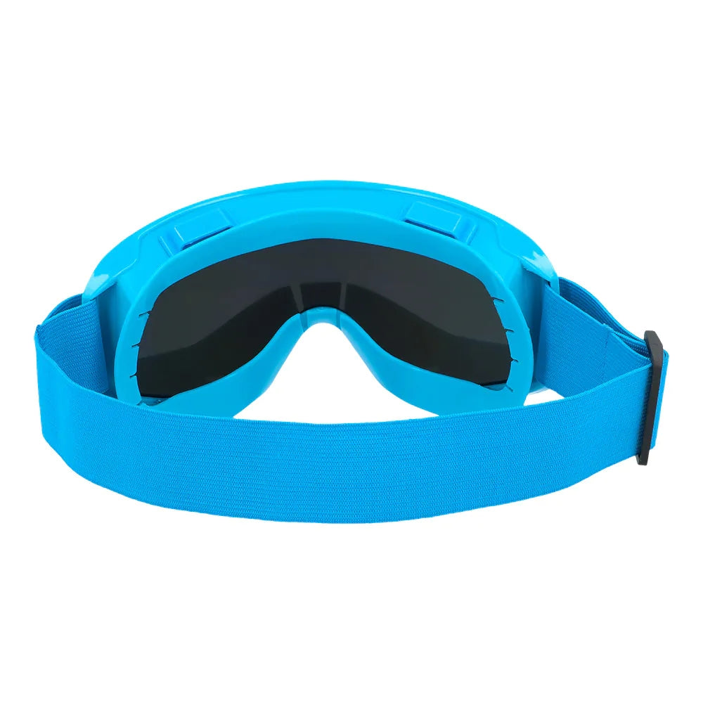 Party Skibrille neonblau UV Neon Festival Brille mit Spiegelgläsern 5