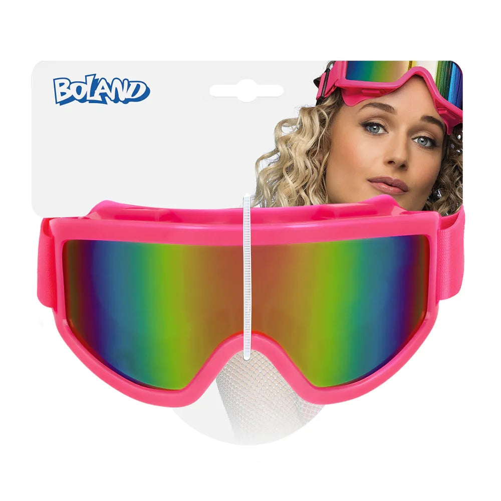 Party Skibrille neonrosa UV Neon Snowboard Festival Brille 7