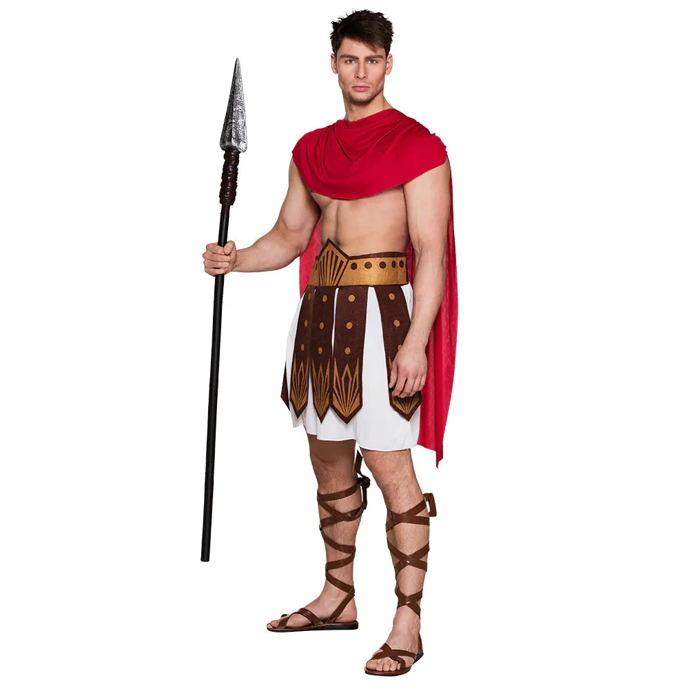 Spartanischer Speer 5-teilig 150 cm Kostümwaffe für Krieger Gladiator 2