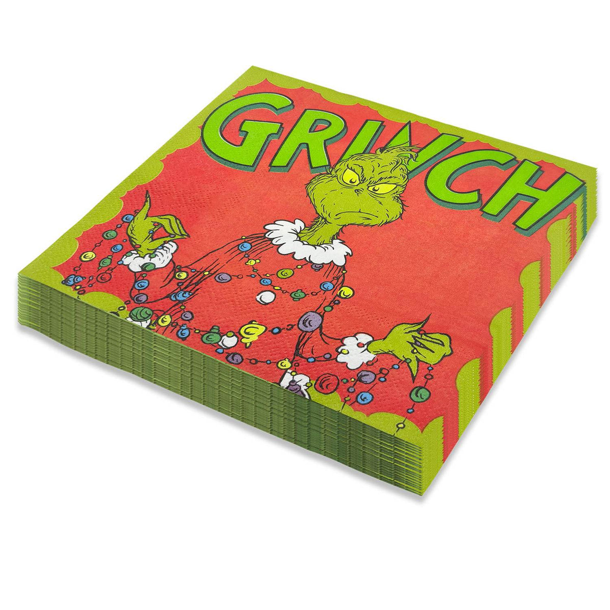 The Grinch Servietten 3-lagig 20er-Pack grün rot