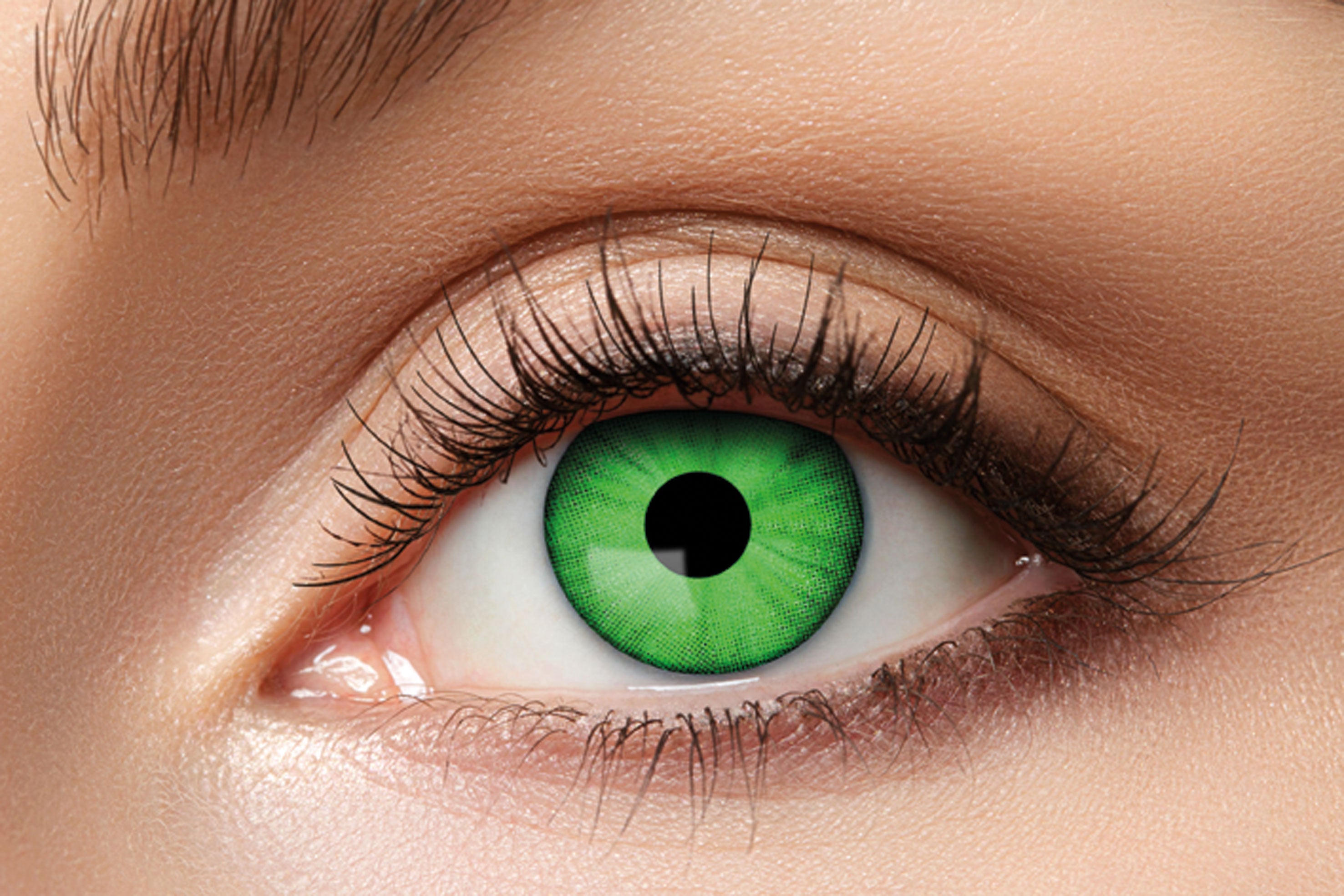 Zoelibat Eyecatcher 12 Monats-Kontaktlinsen Electro Green