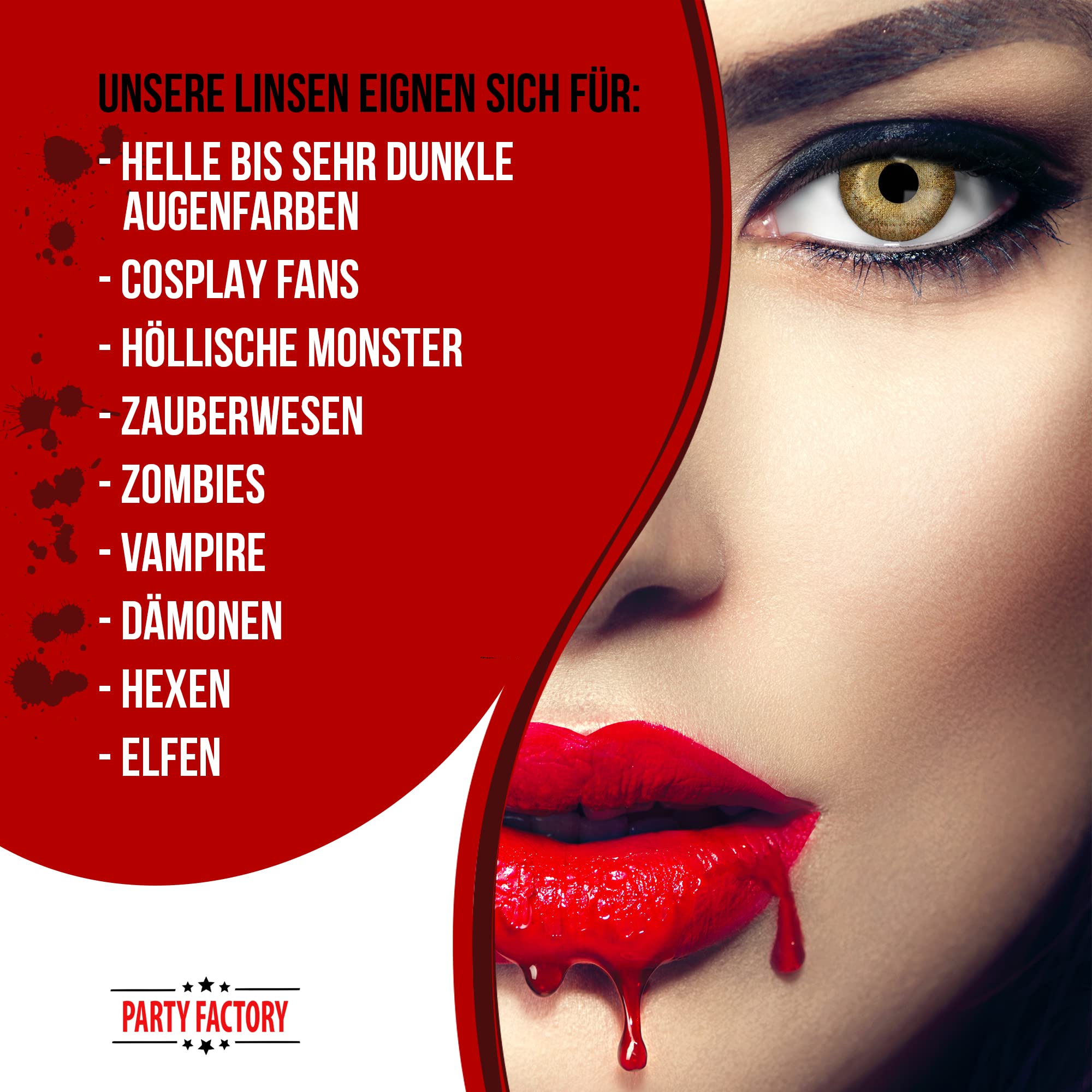 Zoelibat Eyecatcher 12 Monats-Kontaktlinsen Gold Sparkle 3