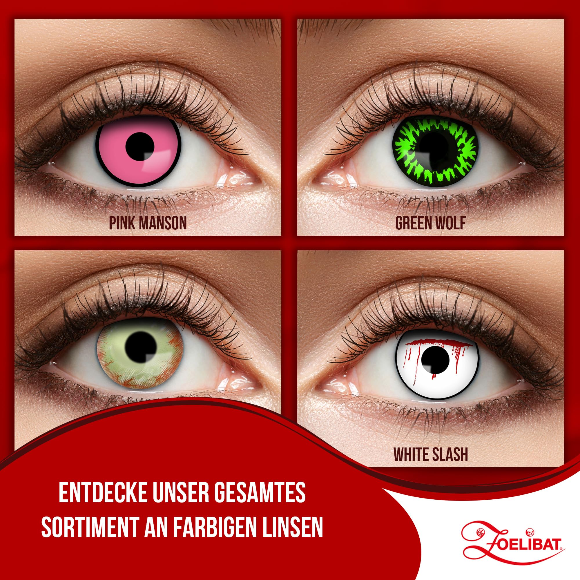 Zoelibat Eyecatcher 12 Monats-Kontaktlinsen Undead 2 7