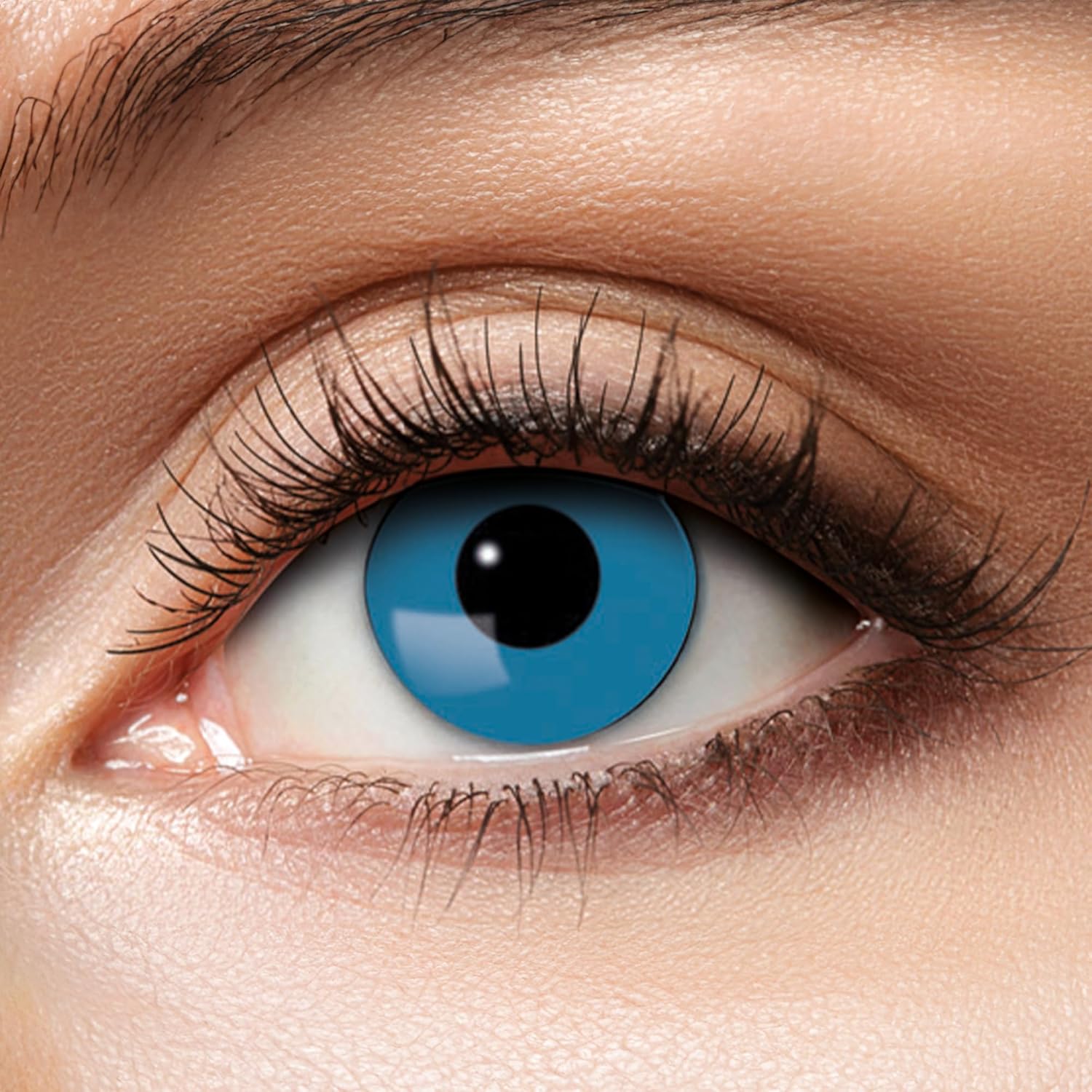 Zoelibat Eyecatcher 3 Monats-Kontaktlinsen Chuckie Blue