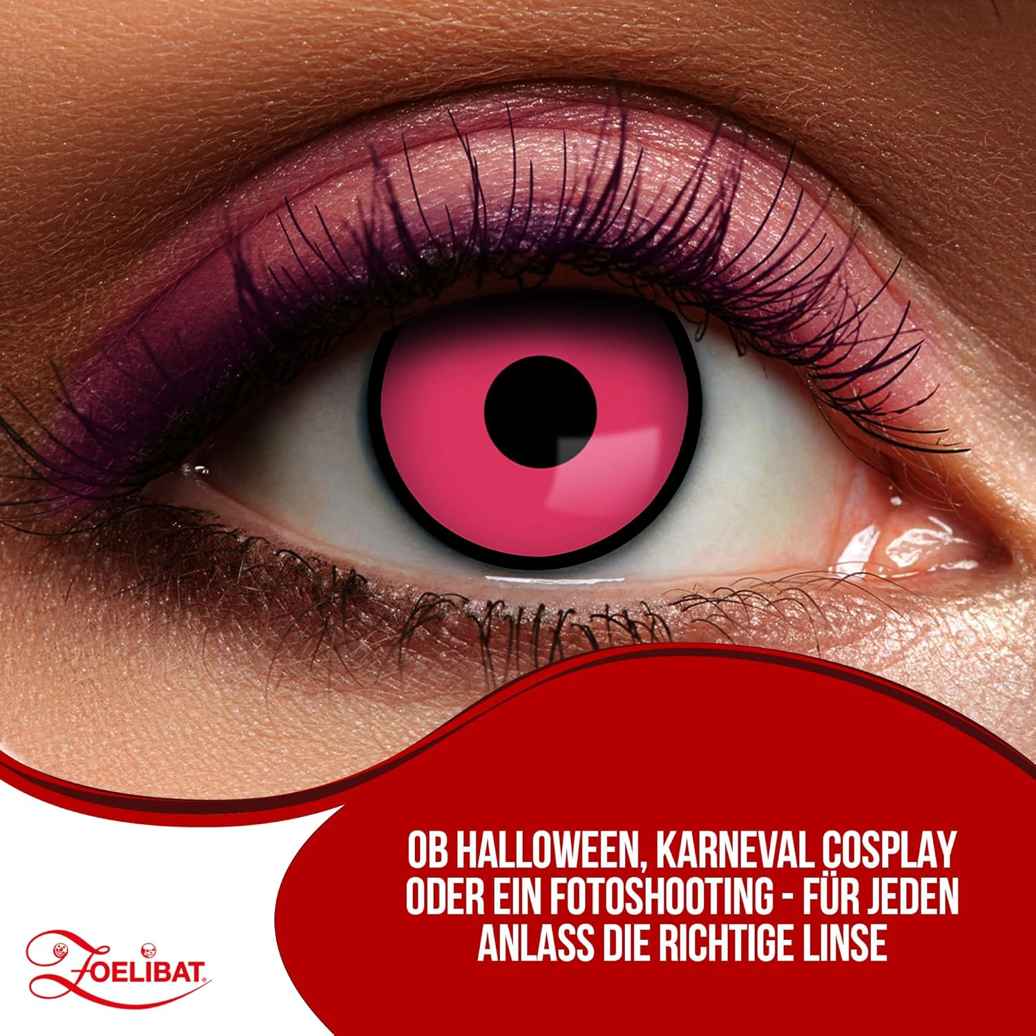 Zoelibat Eyecatcher 3 Monats-Kontaktlinsen Pink Manson 6