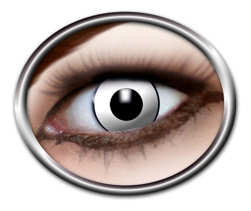 Zoelibat Eyecatcher 3 Monats-Kontaktlinsen White Zombie 2