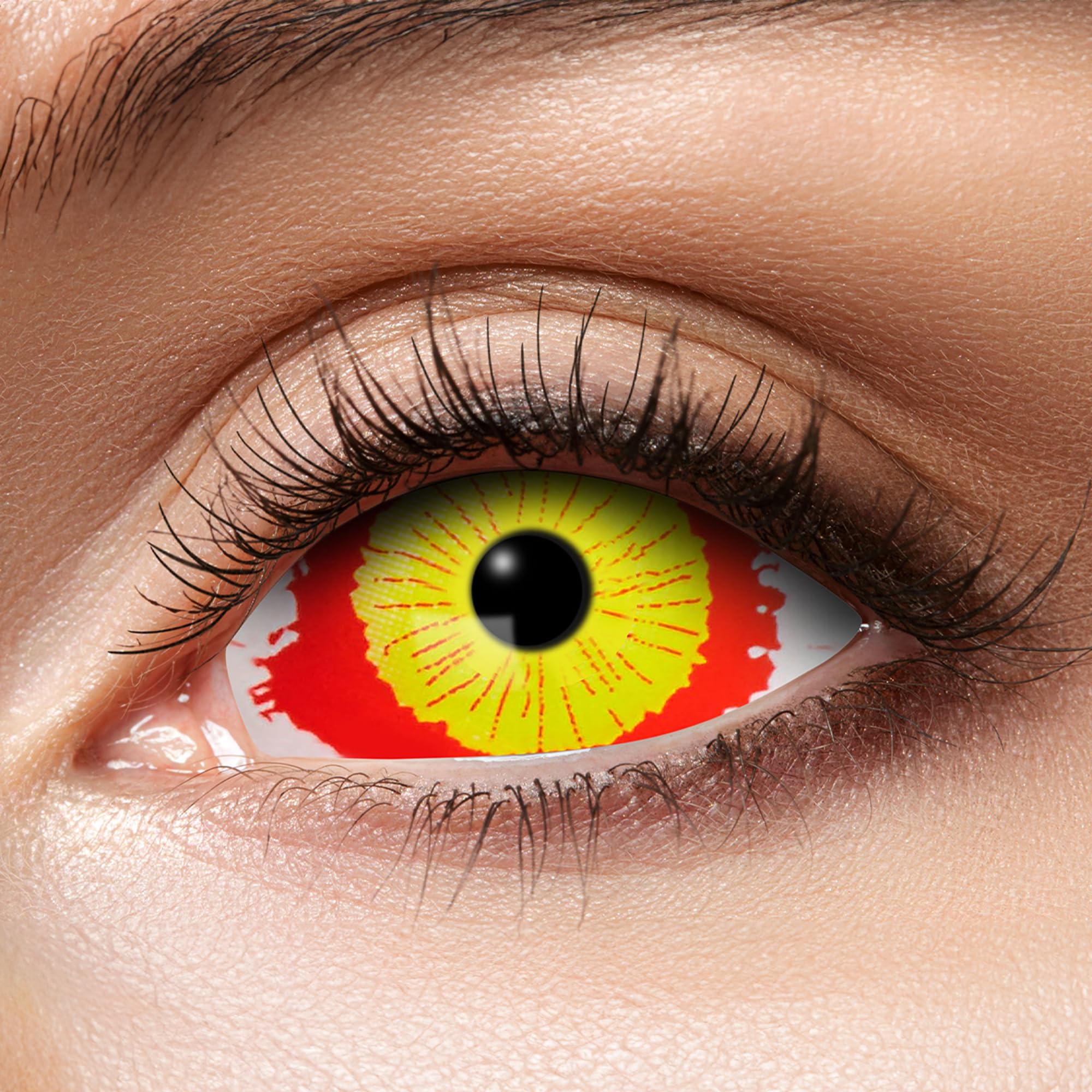 Zoelibat Eyecatcher Sclera 6 Monats-Kontaktlinsen Damaged Eye