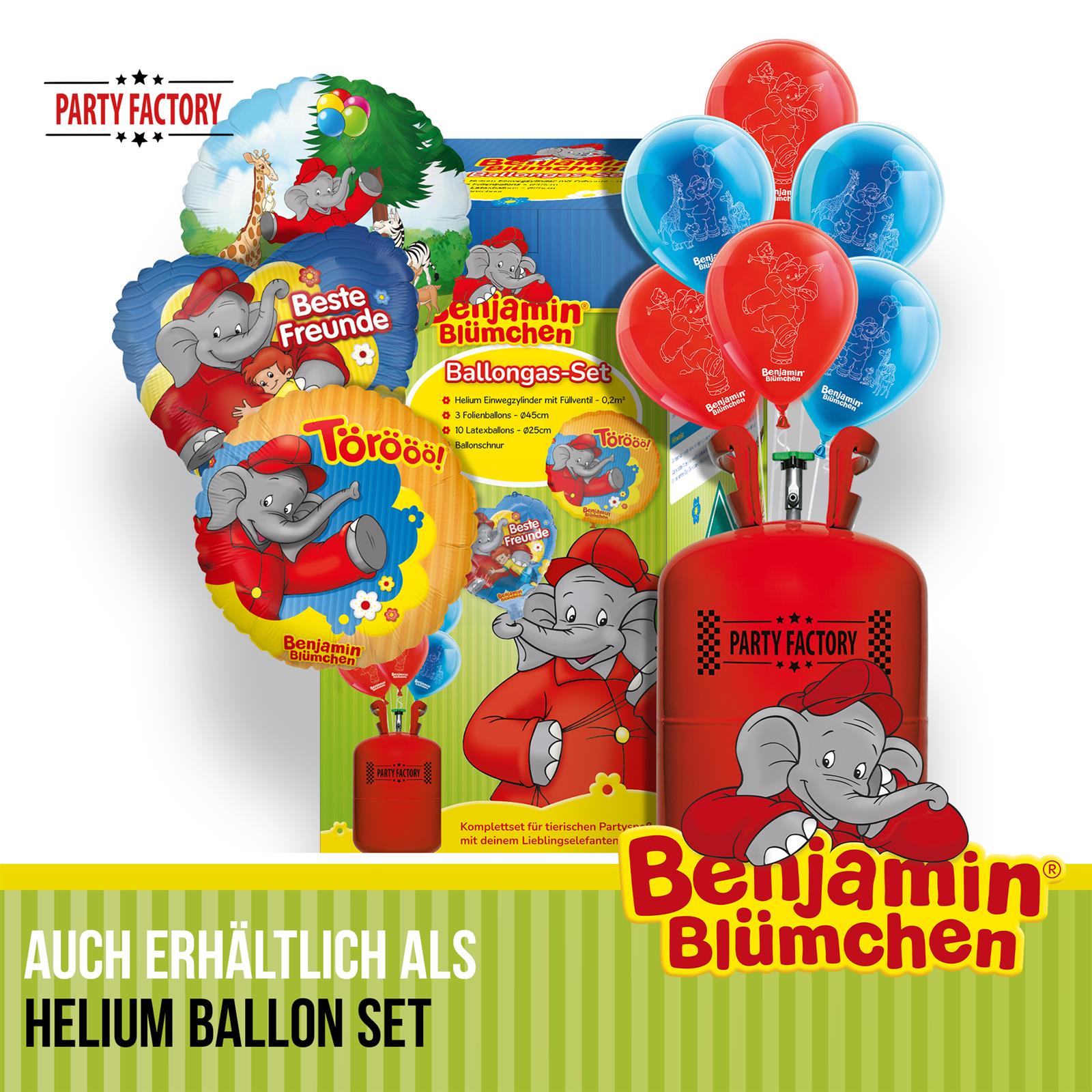 Benjamin Blümchen Wimpelkette 5 m 5