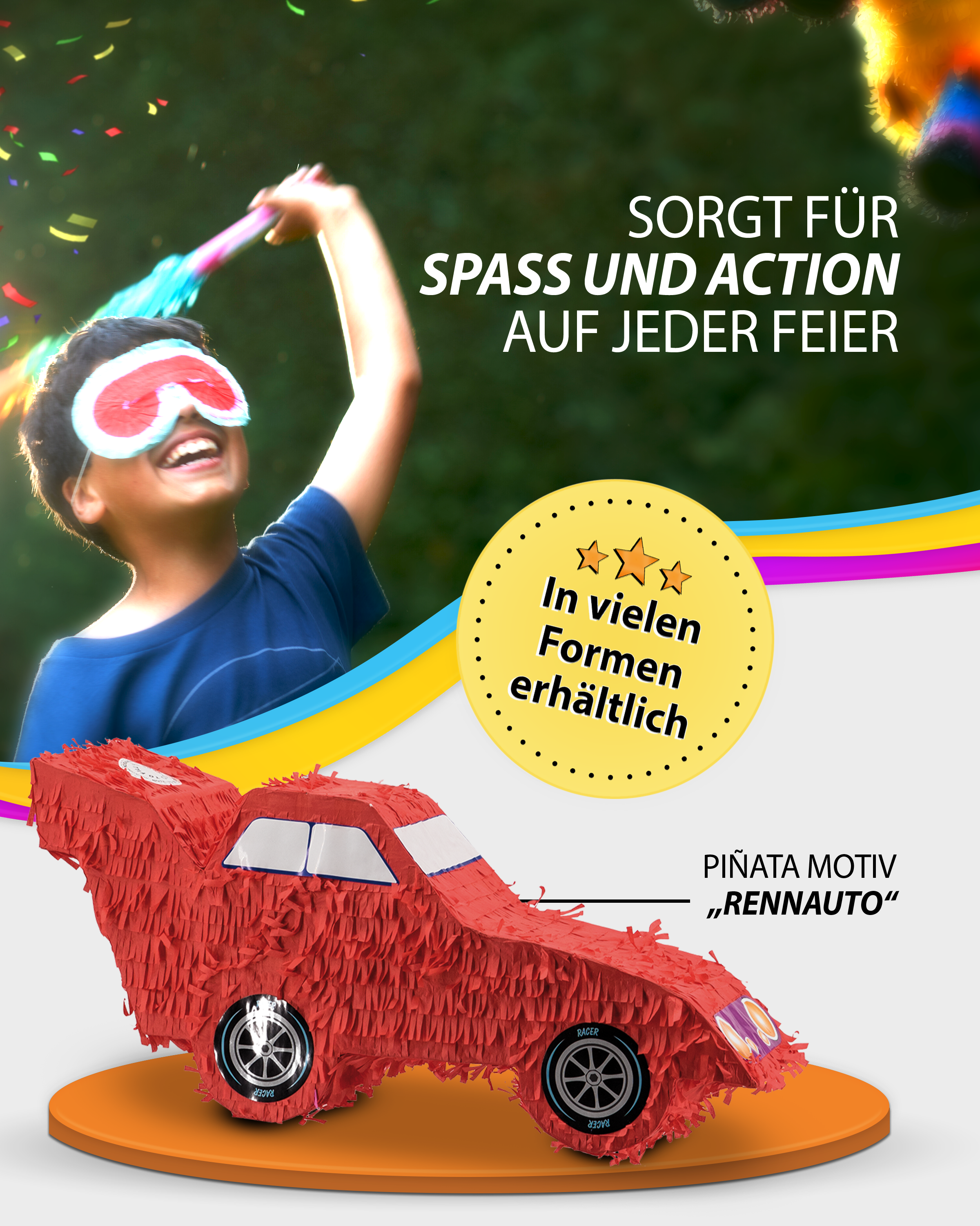 Pinata Rennwagen 11