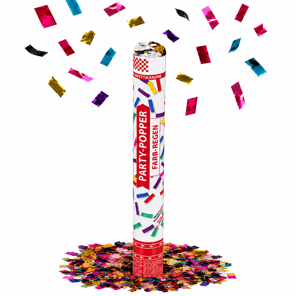 Party Popper 40 cm Color Rain