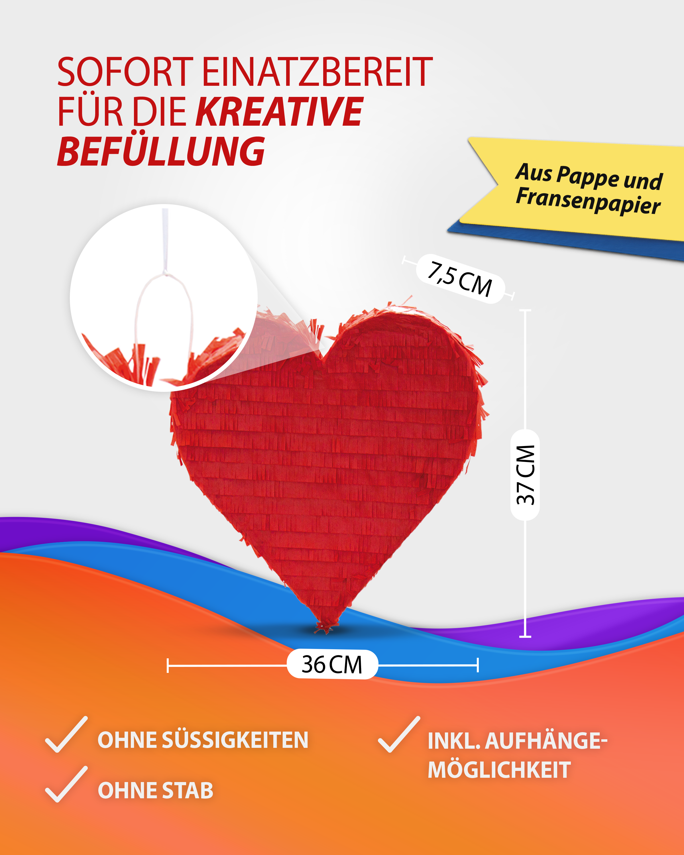 Pinata Red Heart 12