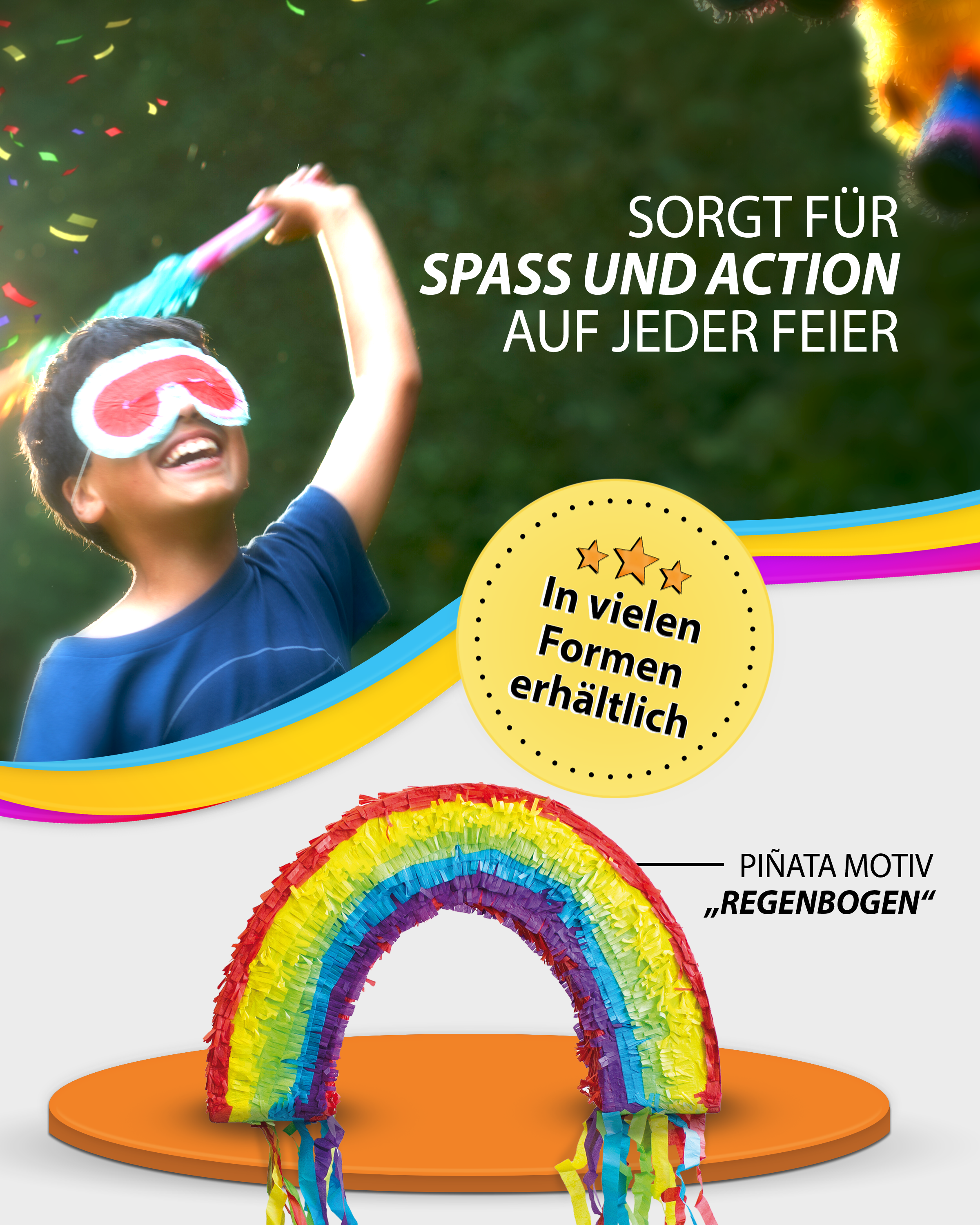 Rainbow Piñata 11
