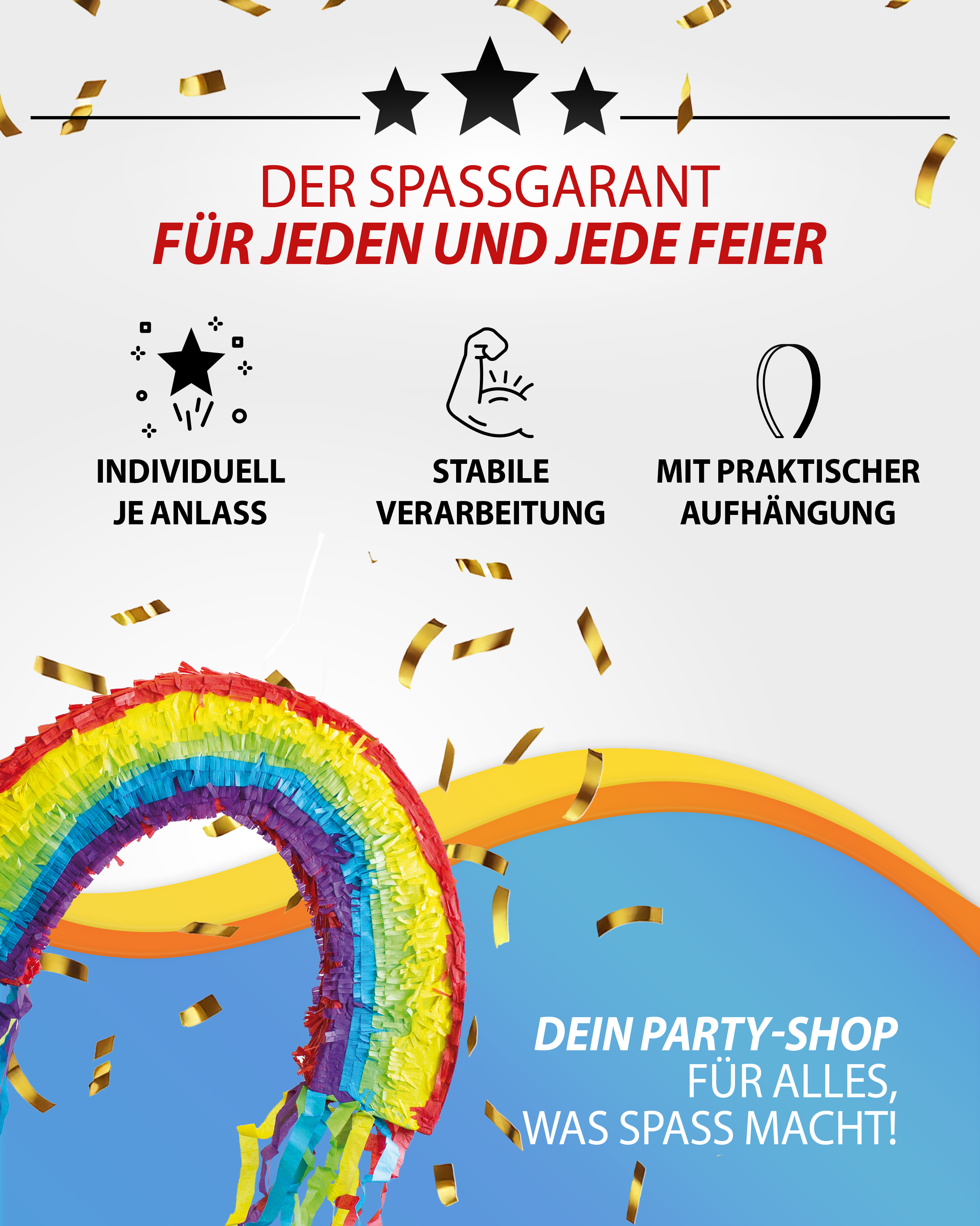 Rainbow Piñata 15