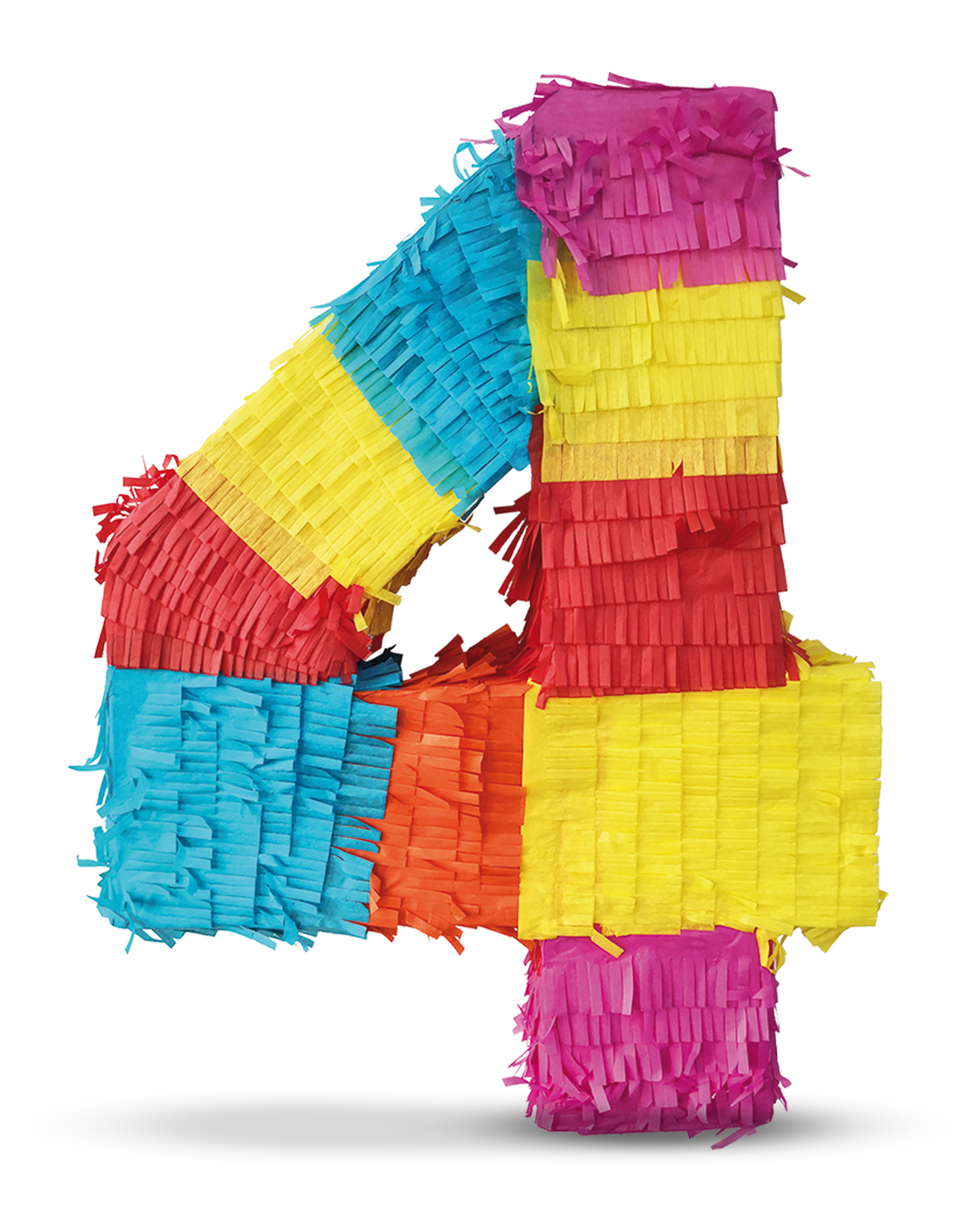 Piñata Zahl 4 16