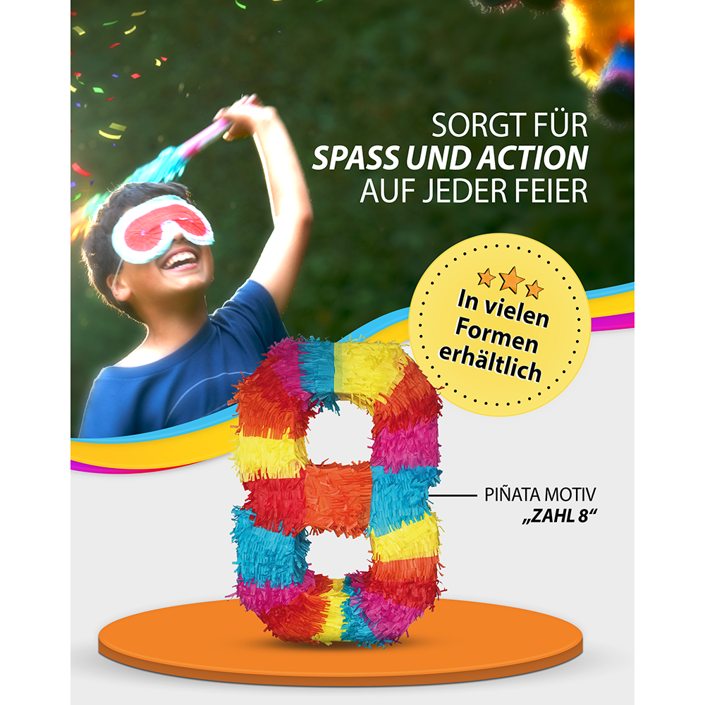 Piñata Number 8 3