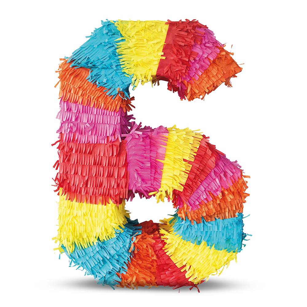 Piñata Number 6 8