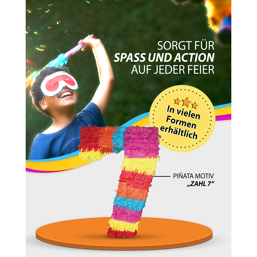 Piñata Number 7 3