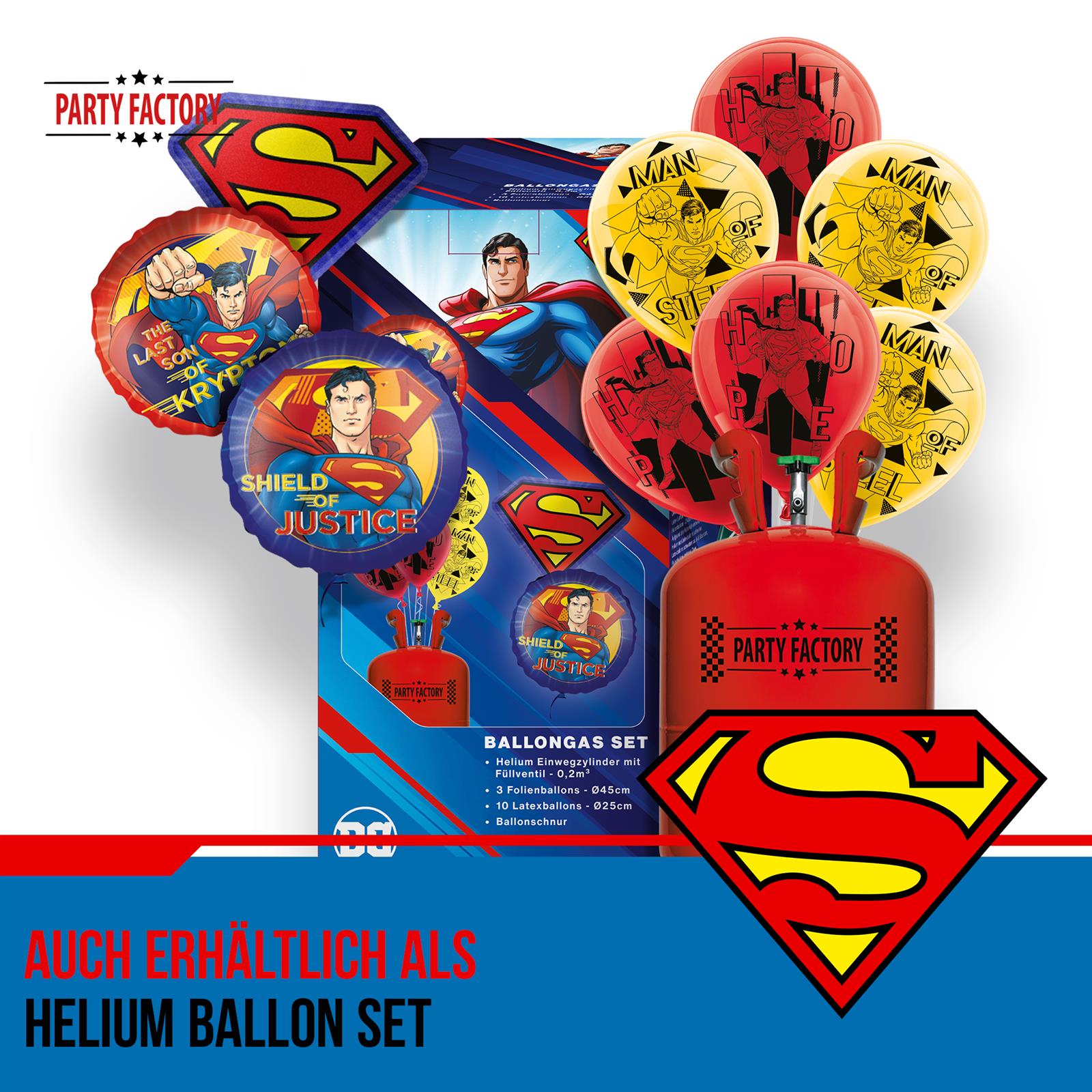 Superman Partyhüte 10 Stück 5