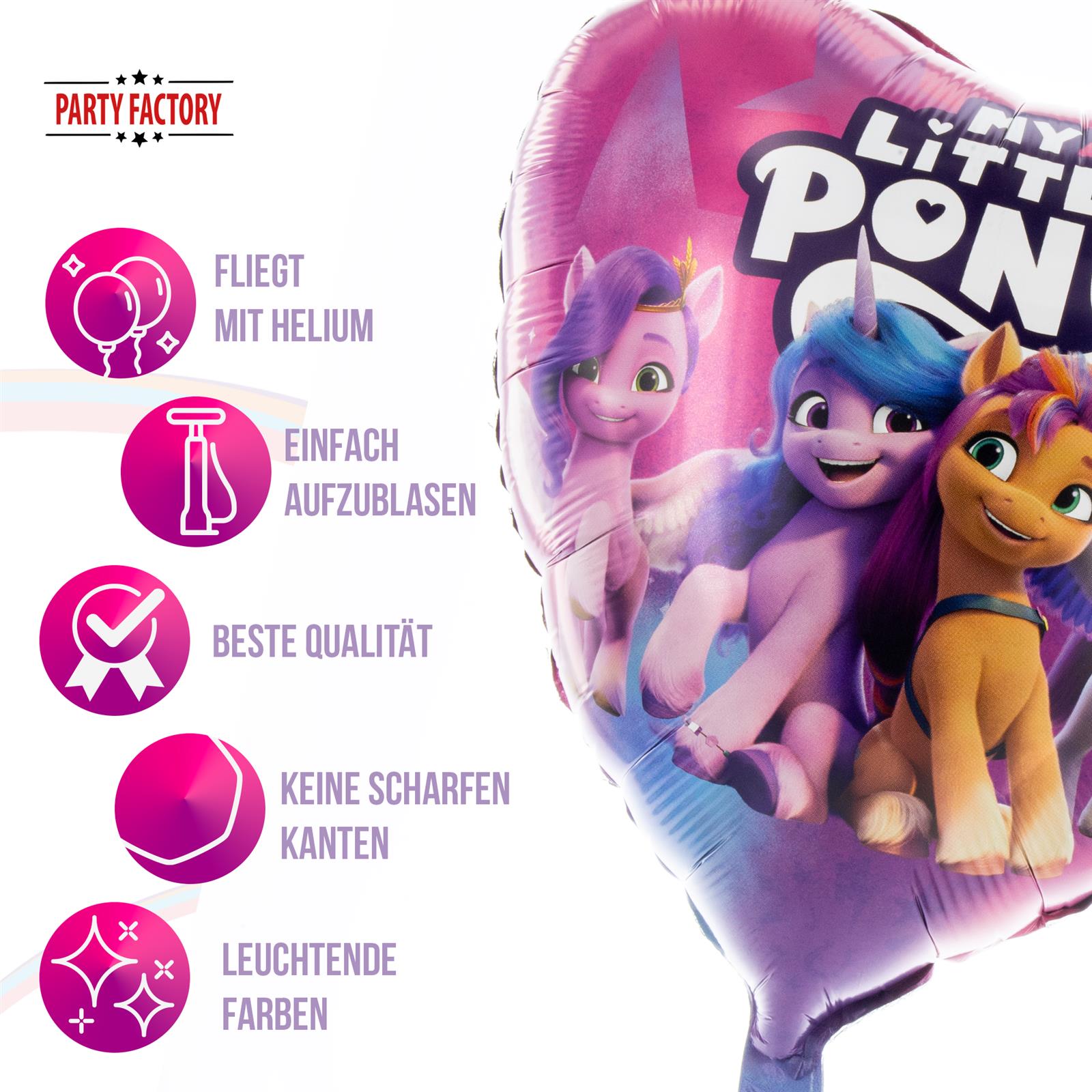 My Little Pony Foil Balloon Ø45 cm Heart 5