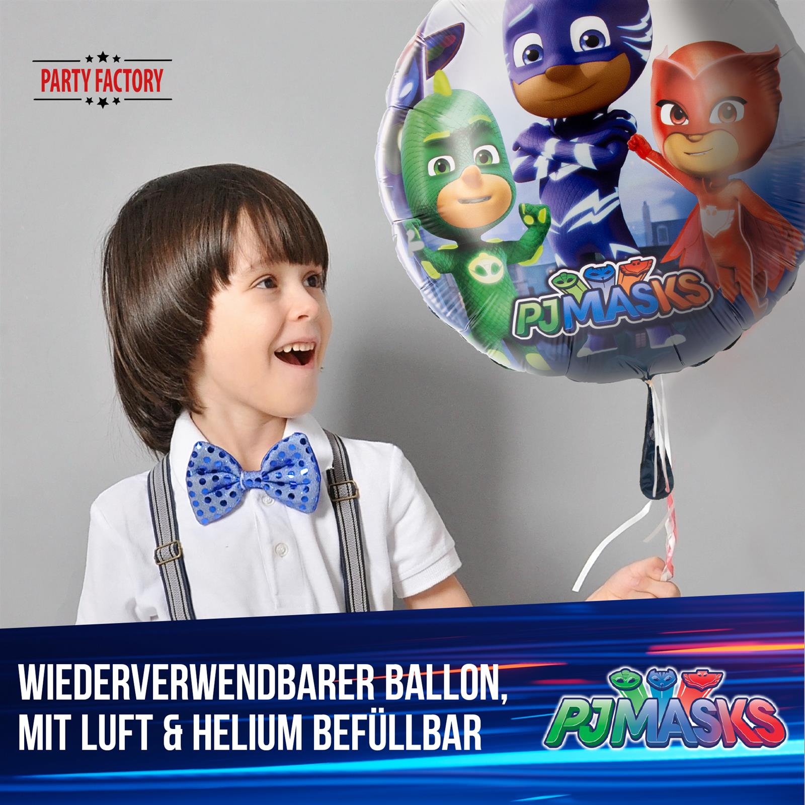 PJ MASKS Foil Balloon Ø45 cm colorful Motif 1 2