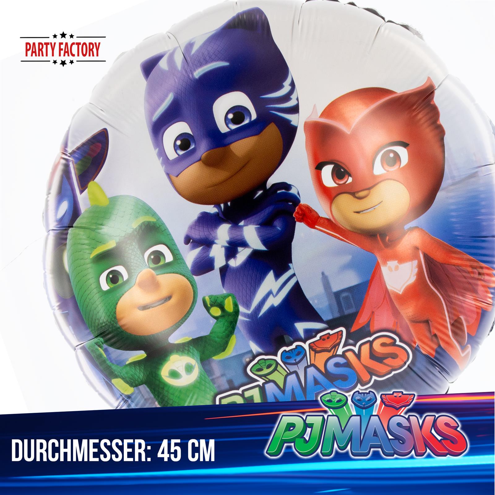 PJ MASKS Foil Balloon Ø45 cm colorful Motif 1 3