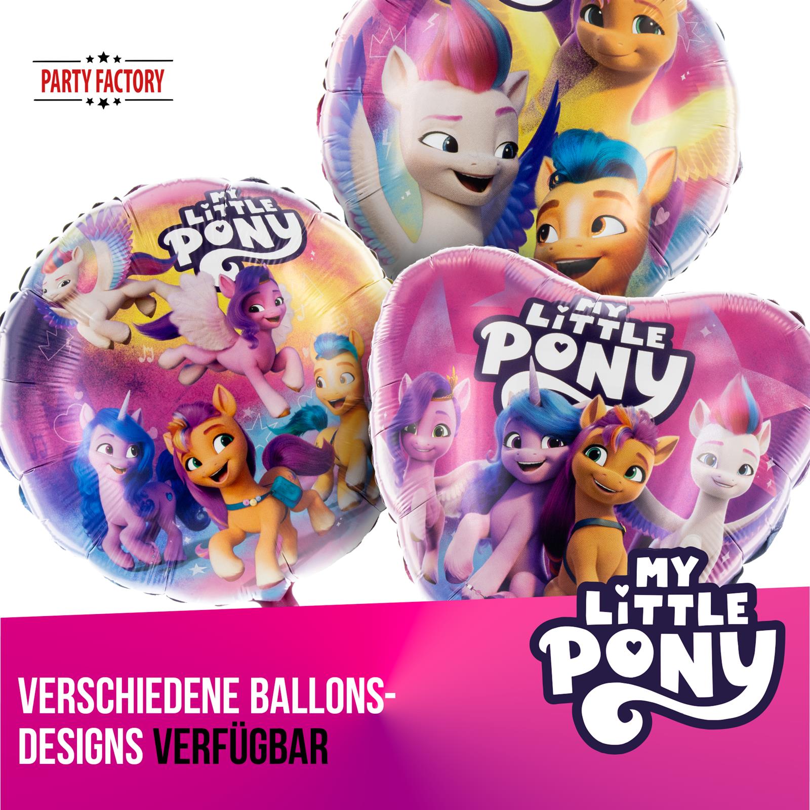 My Little Pony Foil Balloon Ø45 cm Round Design 3 4
