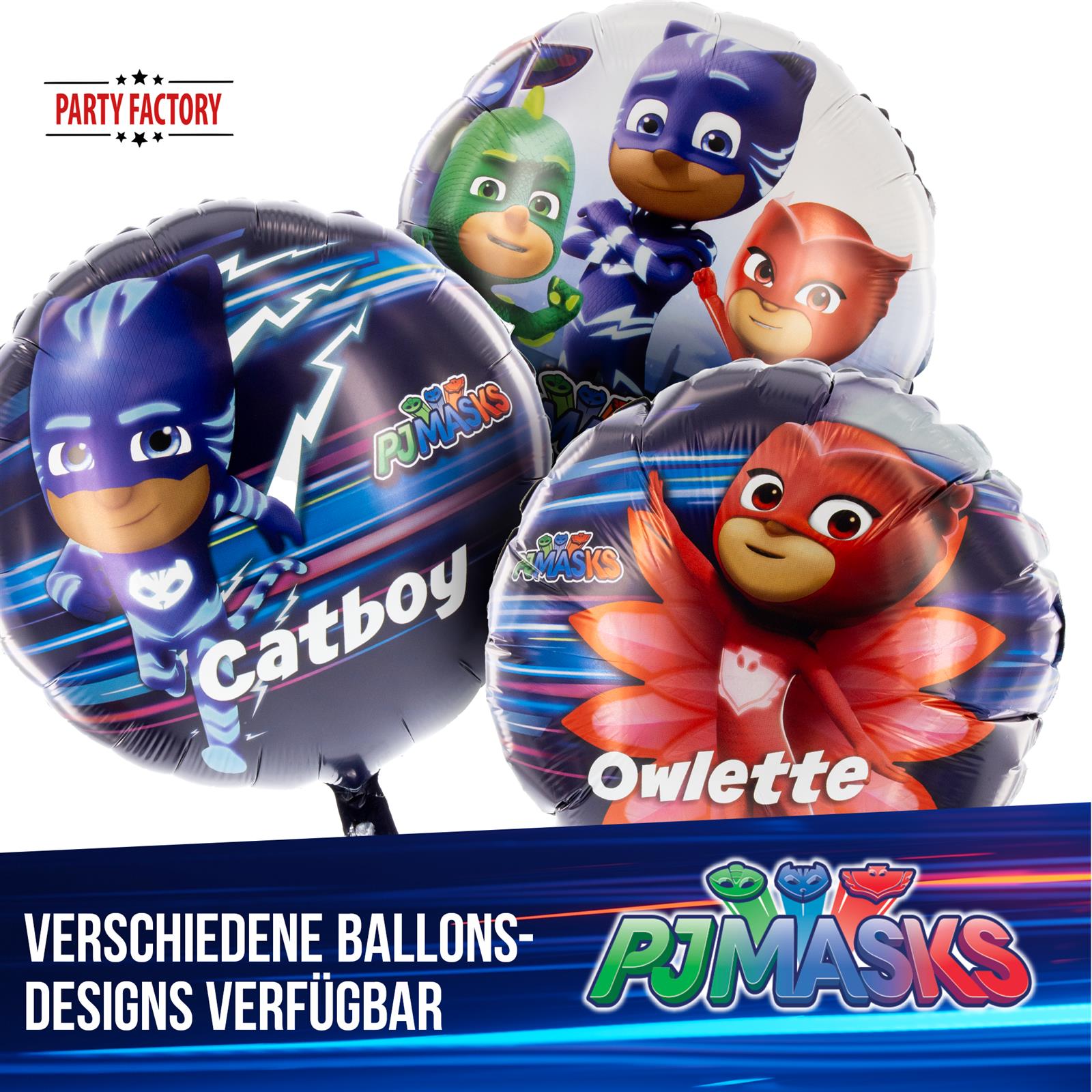 PJ MASKS Foil Balloon Ø45 cm colorful Owlette 4