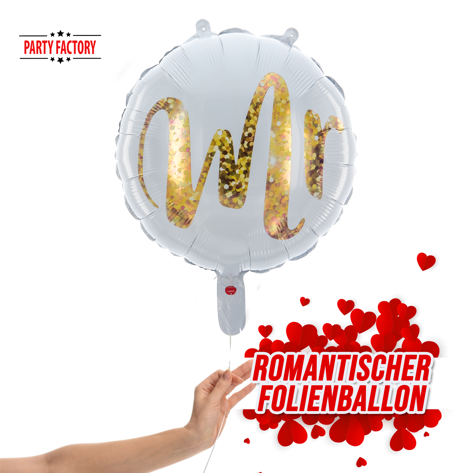 Foil balloon round gold Mr 45cm 2