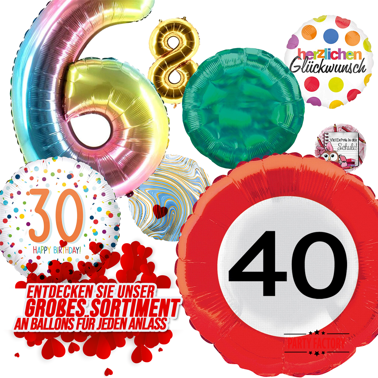 Foil balloon round gold Mr 45cm 7