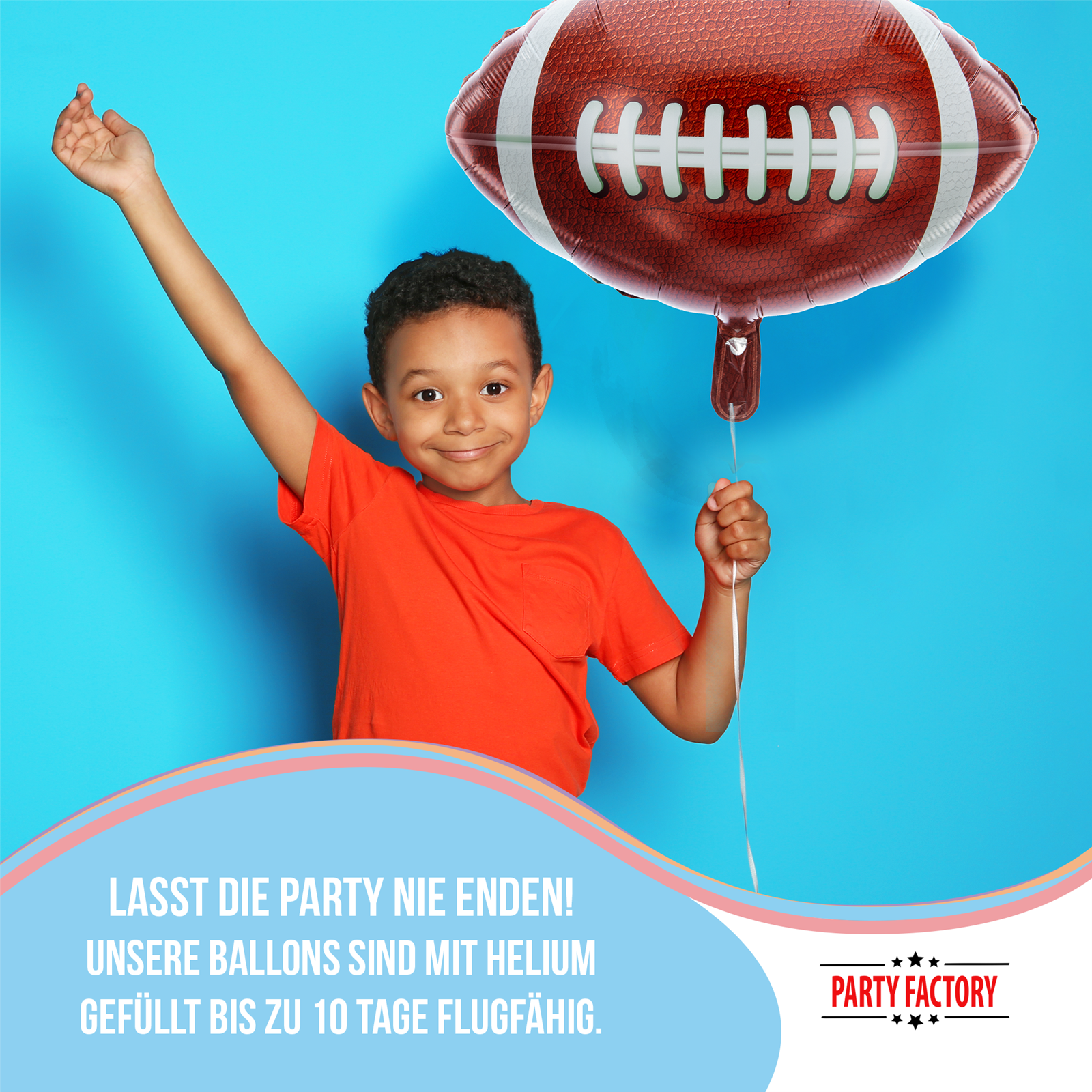 Foil balloon American Football 69x62cm - balloon decoration sports party Super Bowl 3