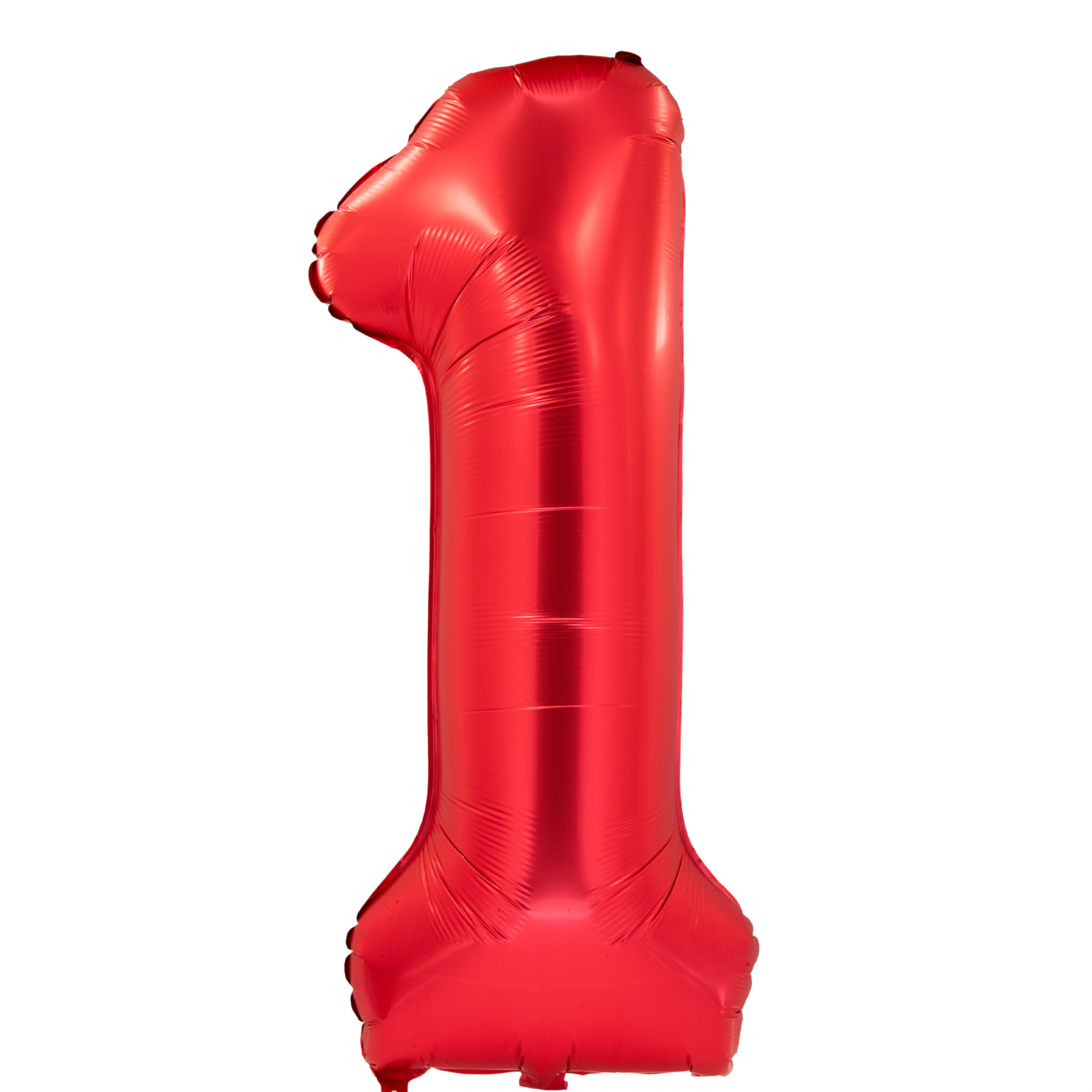 Foil balloons, number balloon, matte red, 100 cm, numbers 0-9 2