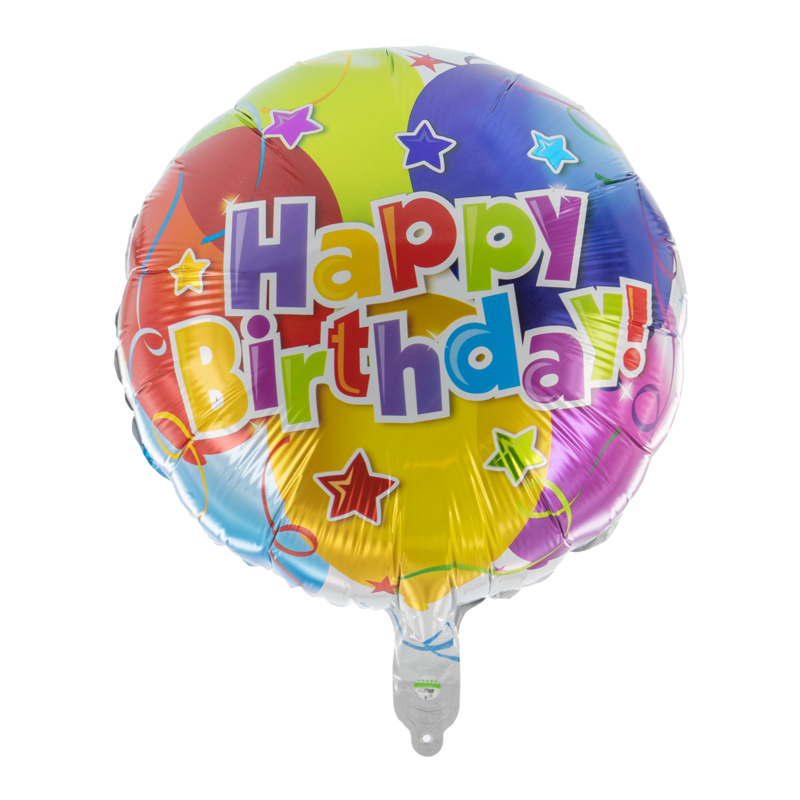 Folienballon Happy Birthday Rund Bunt 45cm – Party Deko Ballon Geburtstag 1