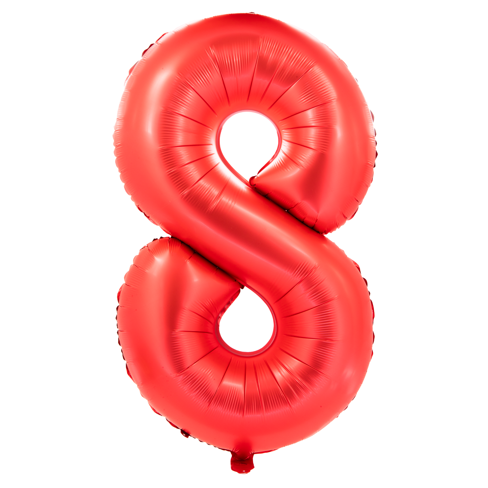 Foil balloons, number balloon, matte red, 100 cm, numbers 0-9 6