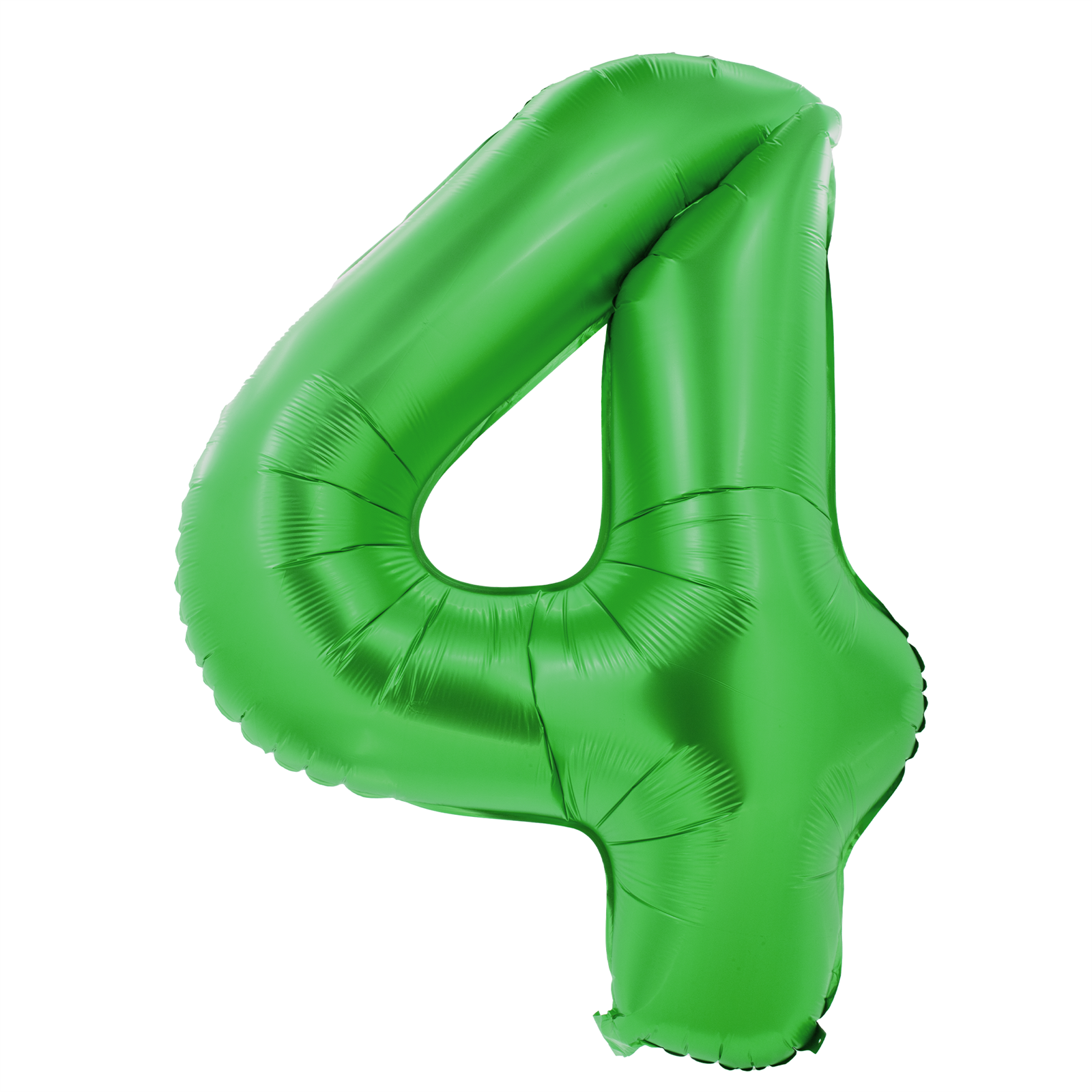 Foil balloons, number balloon, matte green, 100 cm, numbers 0-9 6