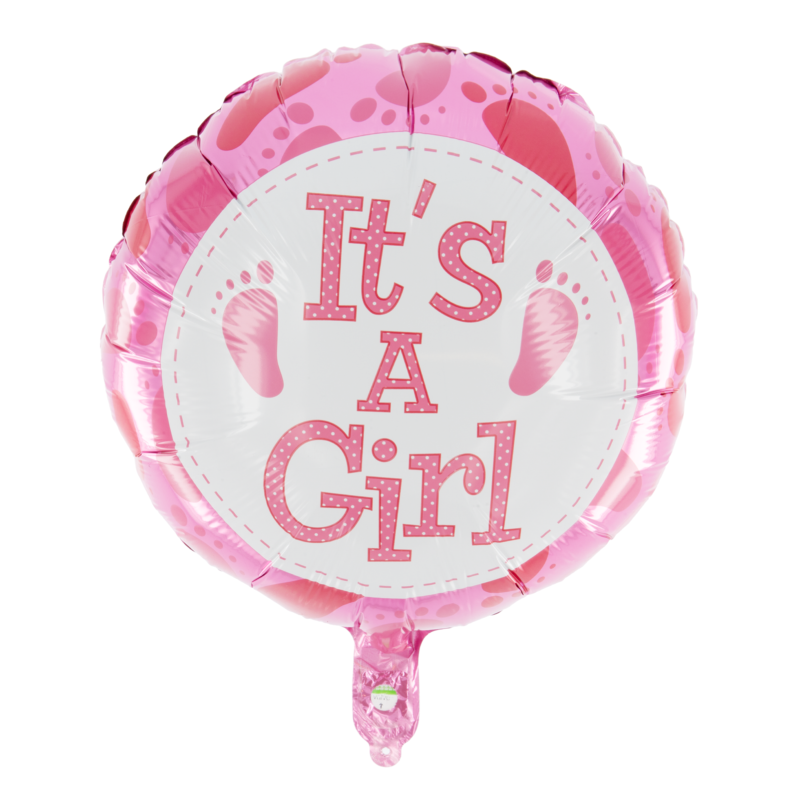 Foil balloon round girl 45cm 1