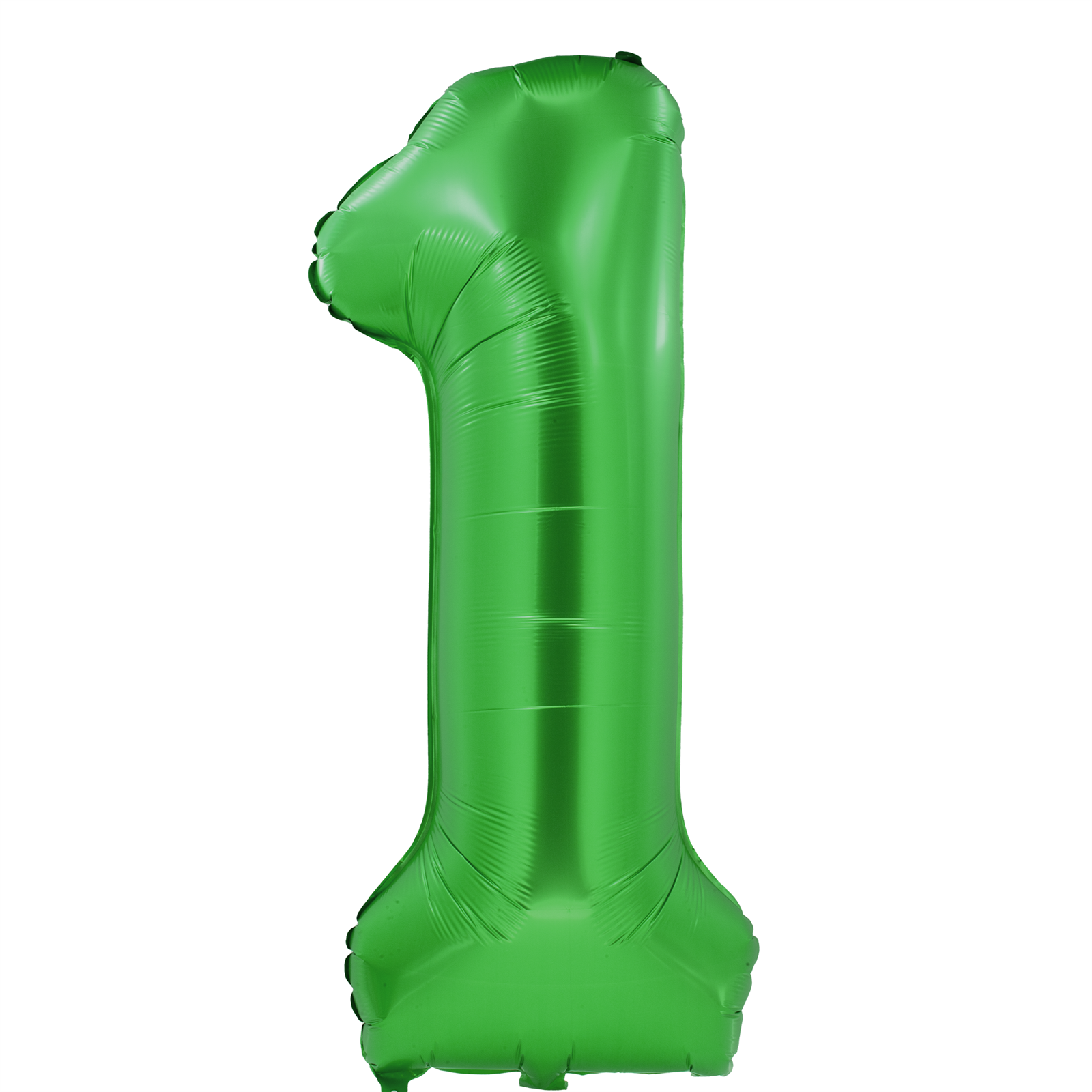 Foil balloons, number balloon, matte green, 100 cm, numbers 0-9 2