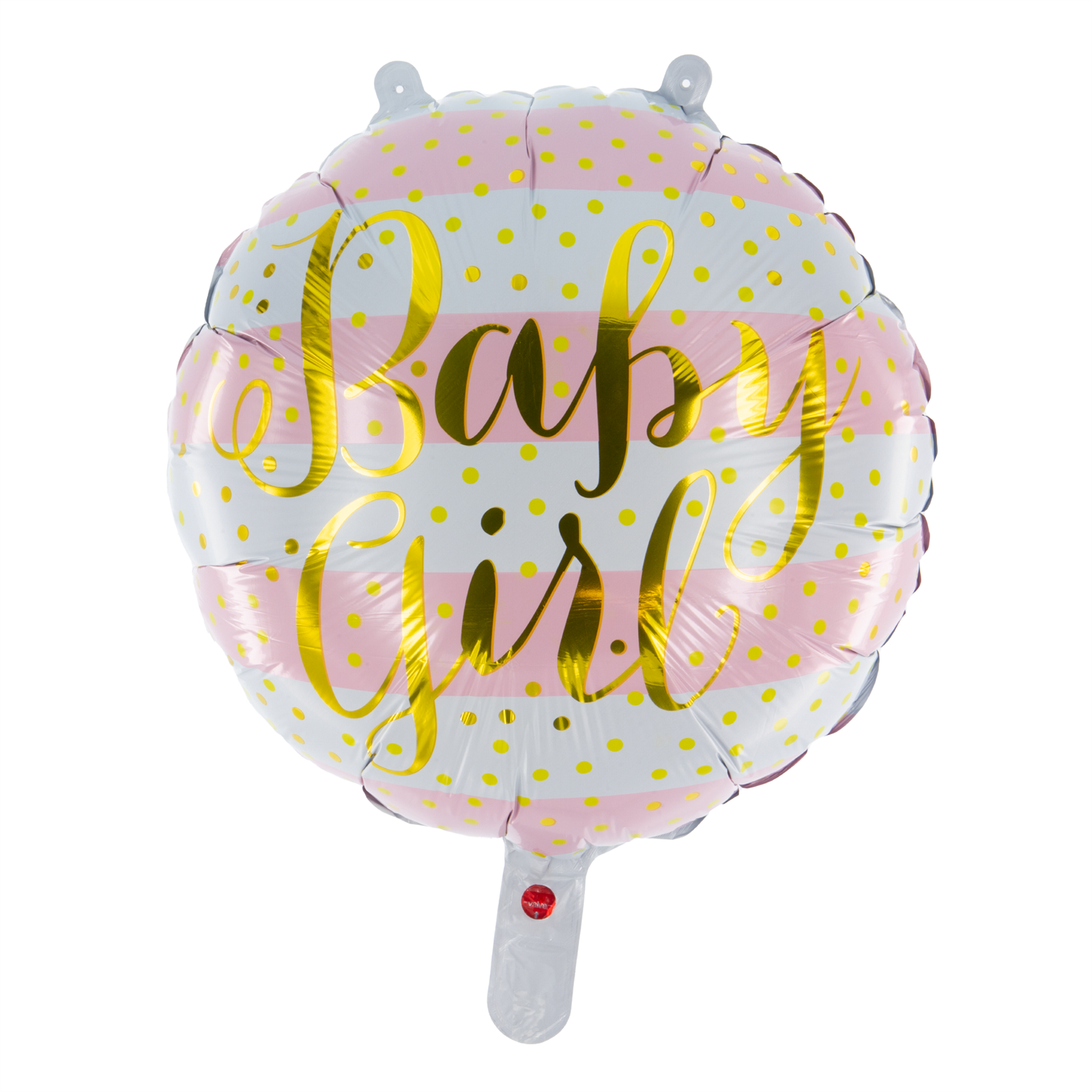 Foil balloon round baby girl 45cm 1