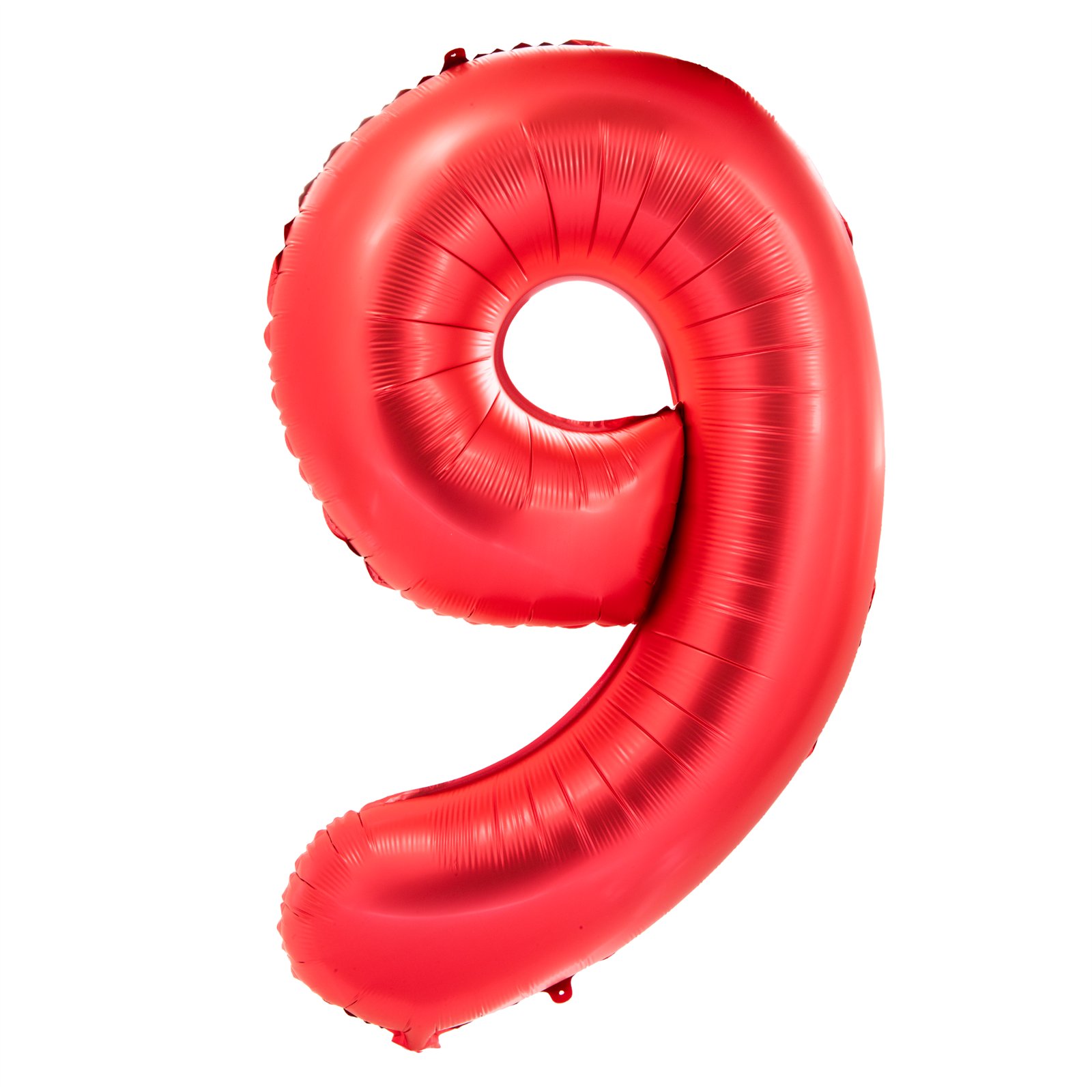 Foil balloons, number balloon, matte red, 100 cm, numbers 0-9 7