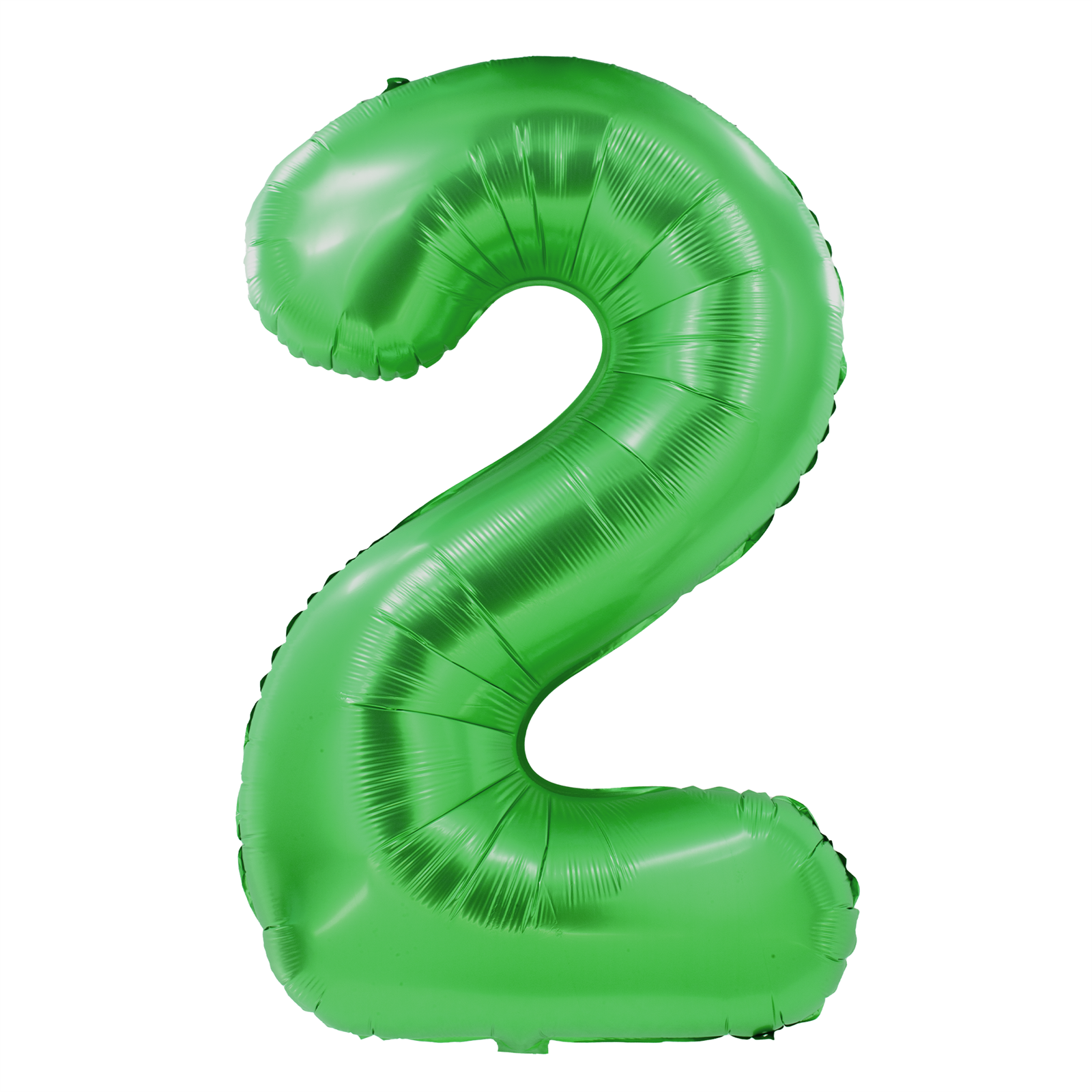 Foil balloons, number balloon, matte green, 100 cm, numbers 0-9 4