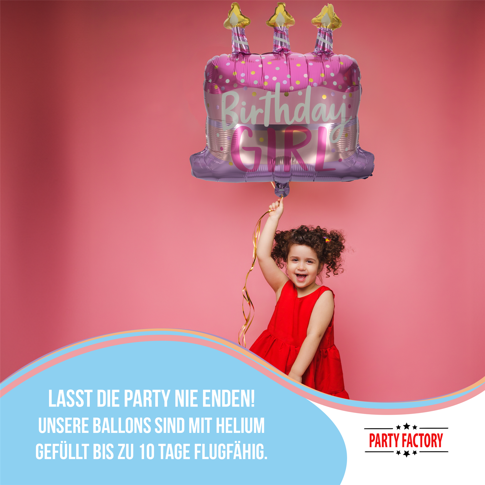 Foil balloon Shape Birthday Girl 70x60cm 3