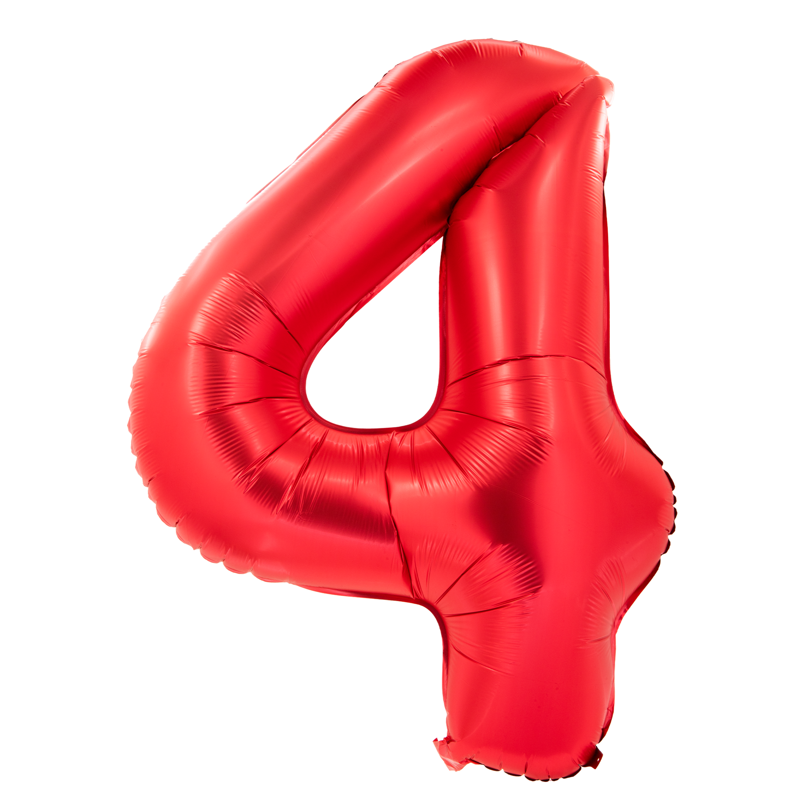 Foil balloons, number balloon, matte red, 100 cm, numbers 0-9 8