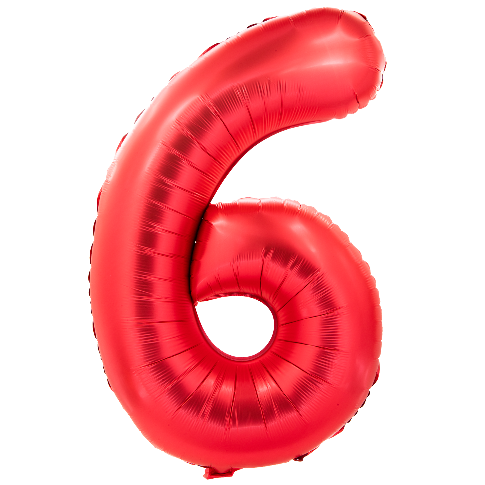 Foil balloons, number balloon, matte red, 100 cm, numbers 0-9 4