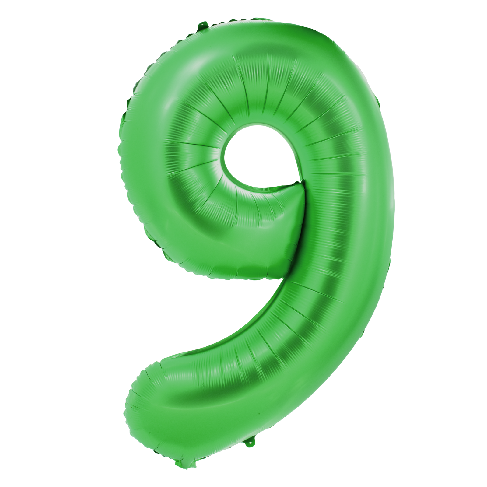 Foil balloons, number balloon, matte green, 100 cm, numbers 0-9 11