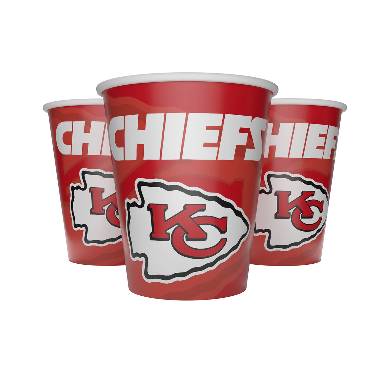 NFL Kansas City Chiefs Pappbecher 250 ml 8er 2