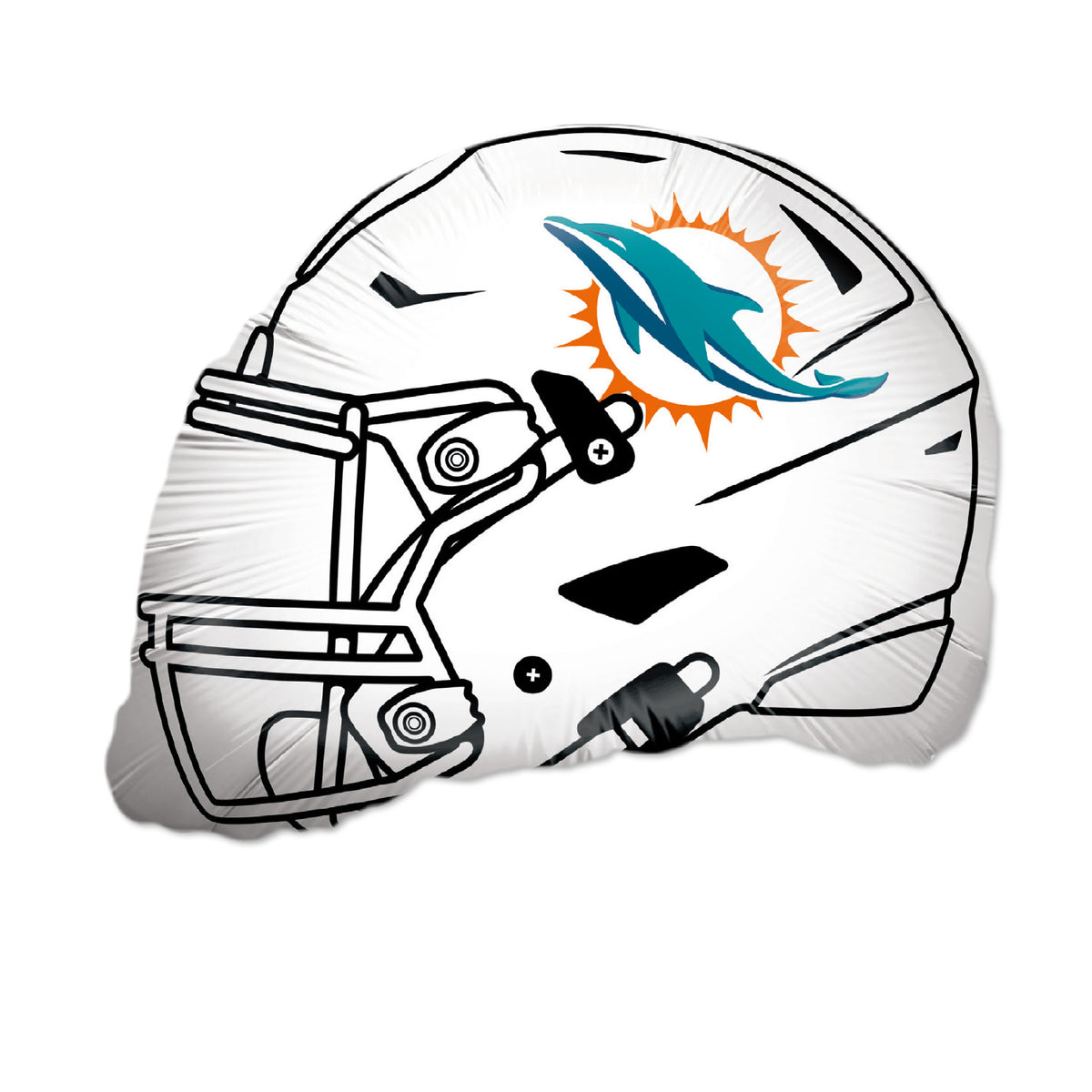 NFL Miami Dolphins Folienballon Shape 50x45 cm 2
