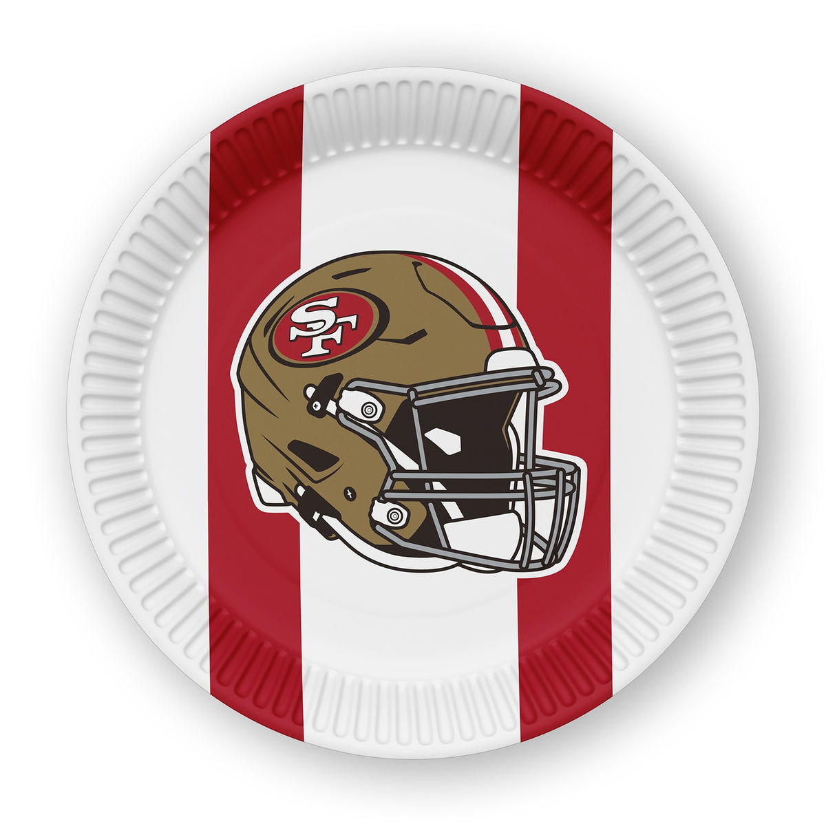 NFL San Francisco Pappteller 23 cm 8er 2