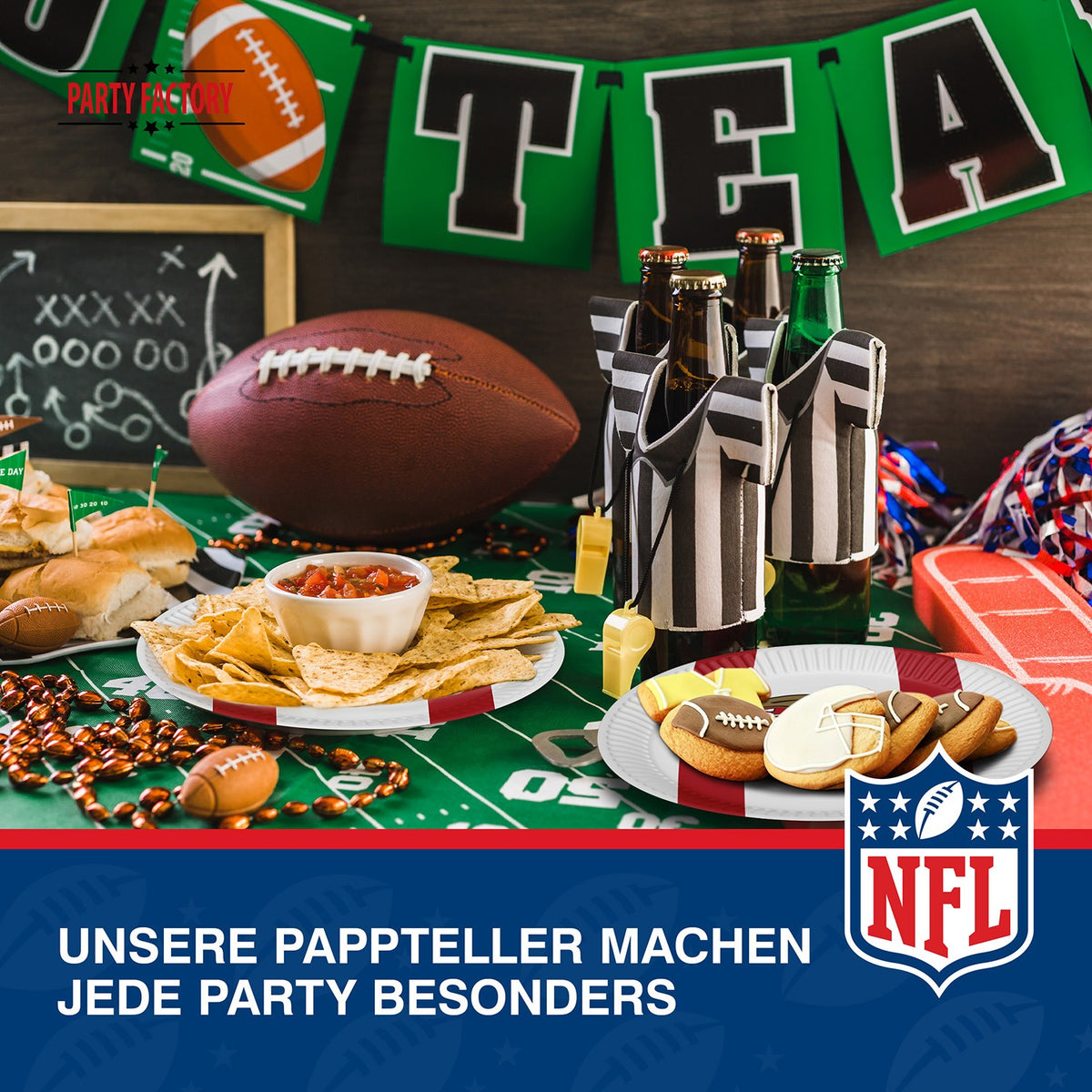 NFL San Francisco Pappteller 23 cm 8er 7