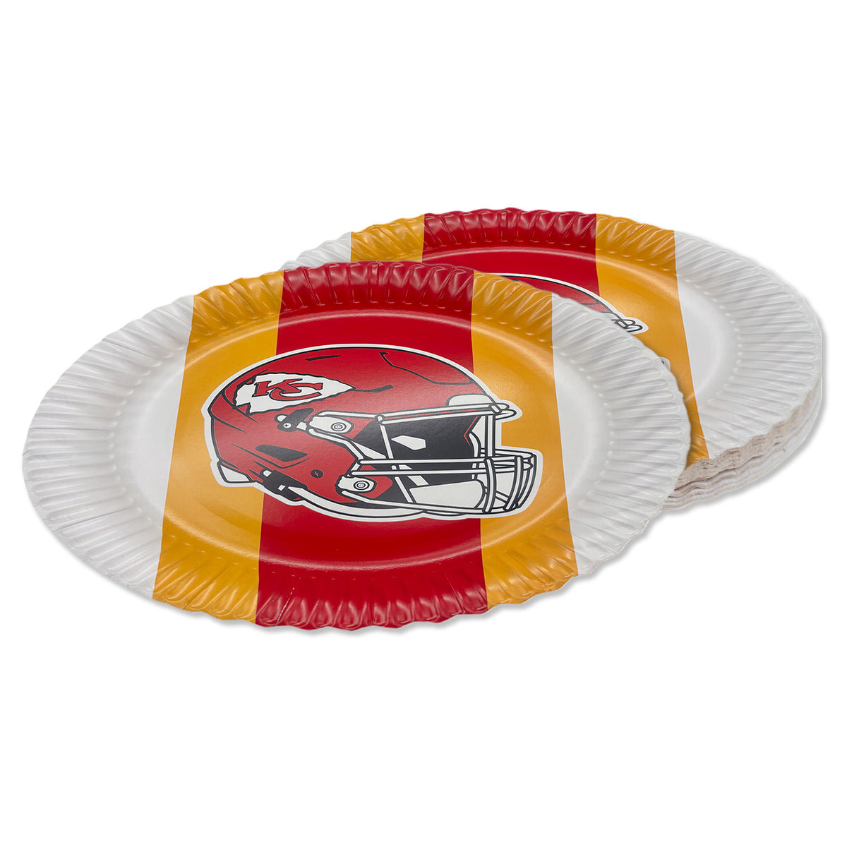 NFL Kansas City Chiefs Pappteller 23 cm 8er 2