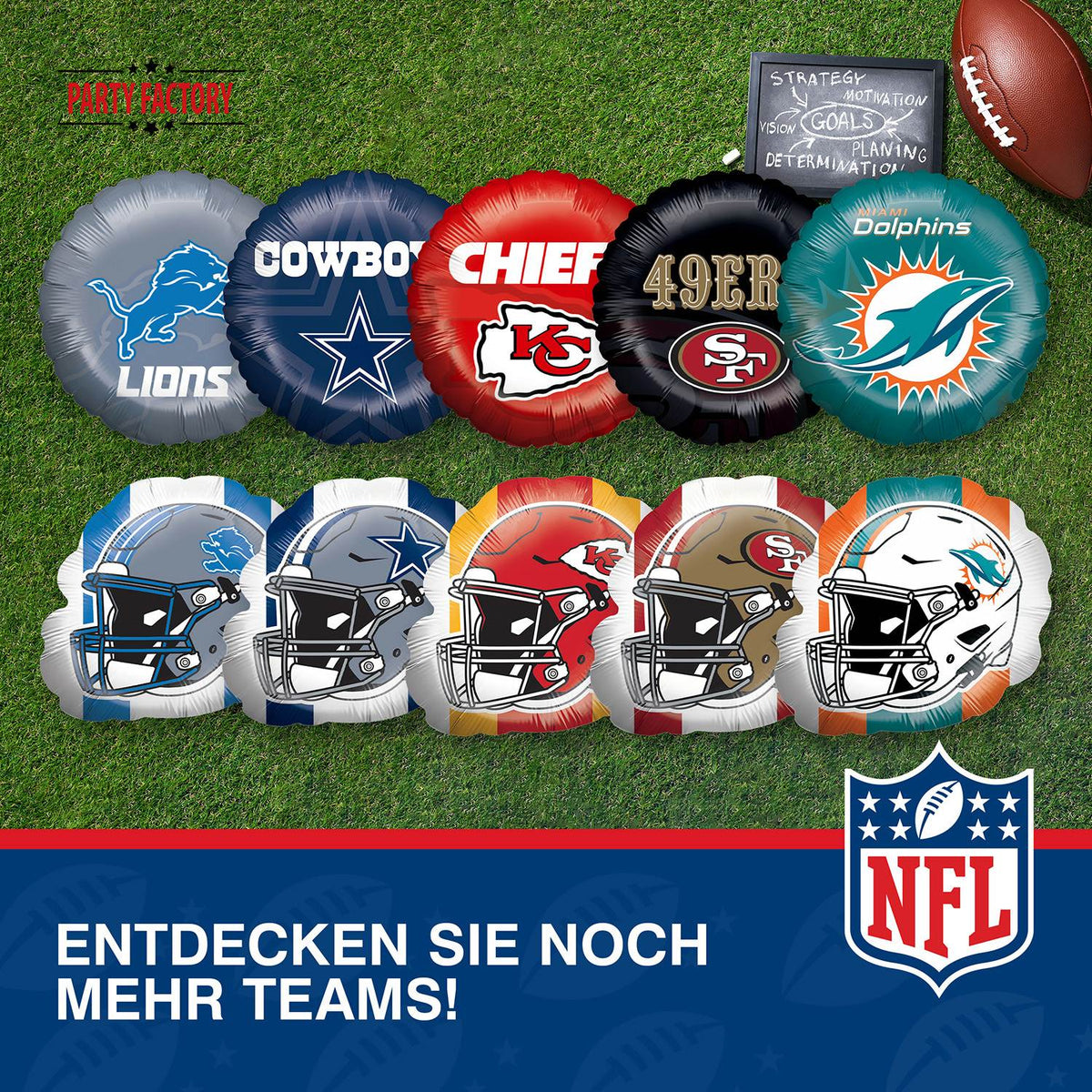 NFL Dallas Cowboys Folienballon Shape 50x45 cm 6